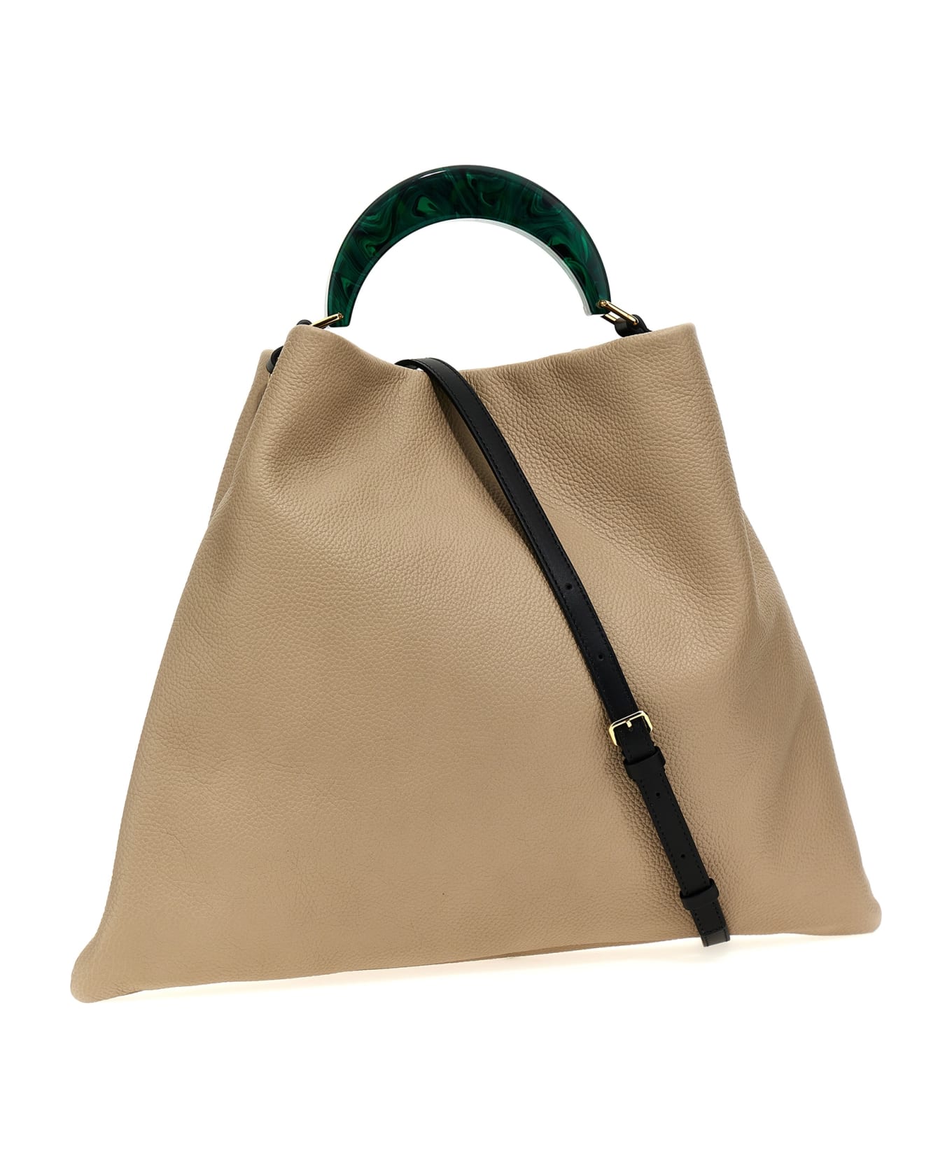 Marni 'venice Medium' Handbag - Beige トートバッグ