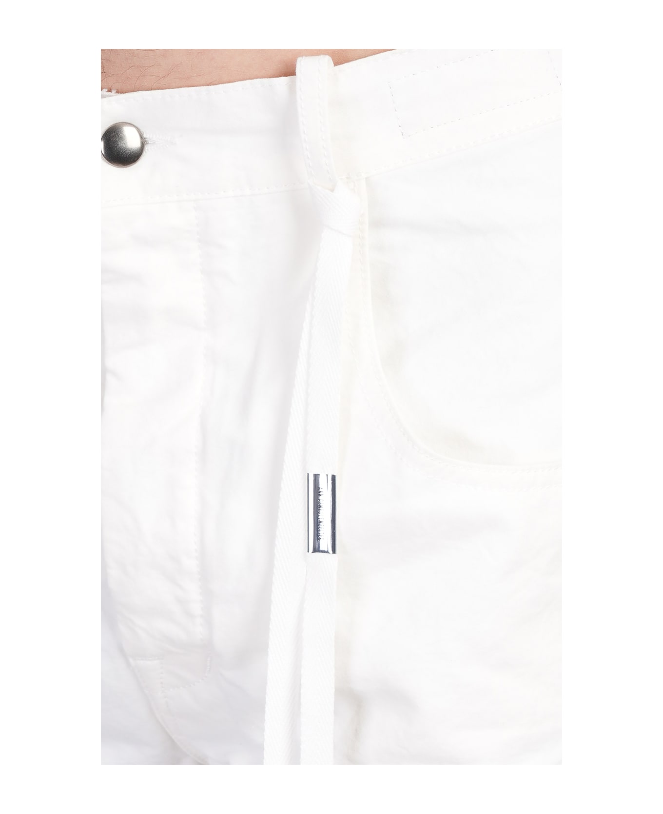 Ann Demeulemeester Ronald Pants In White Cotton - white