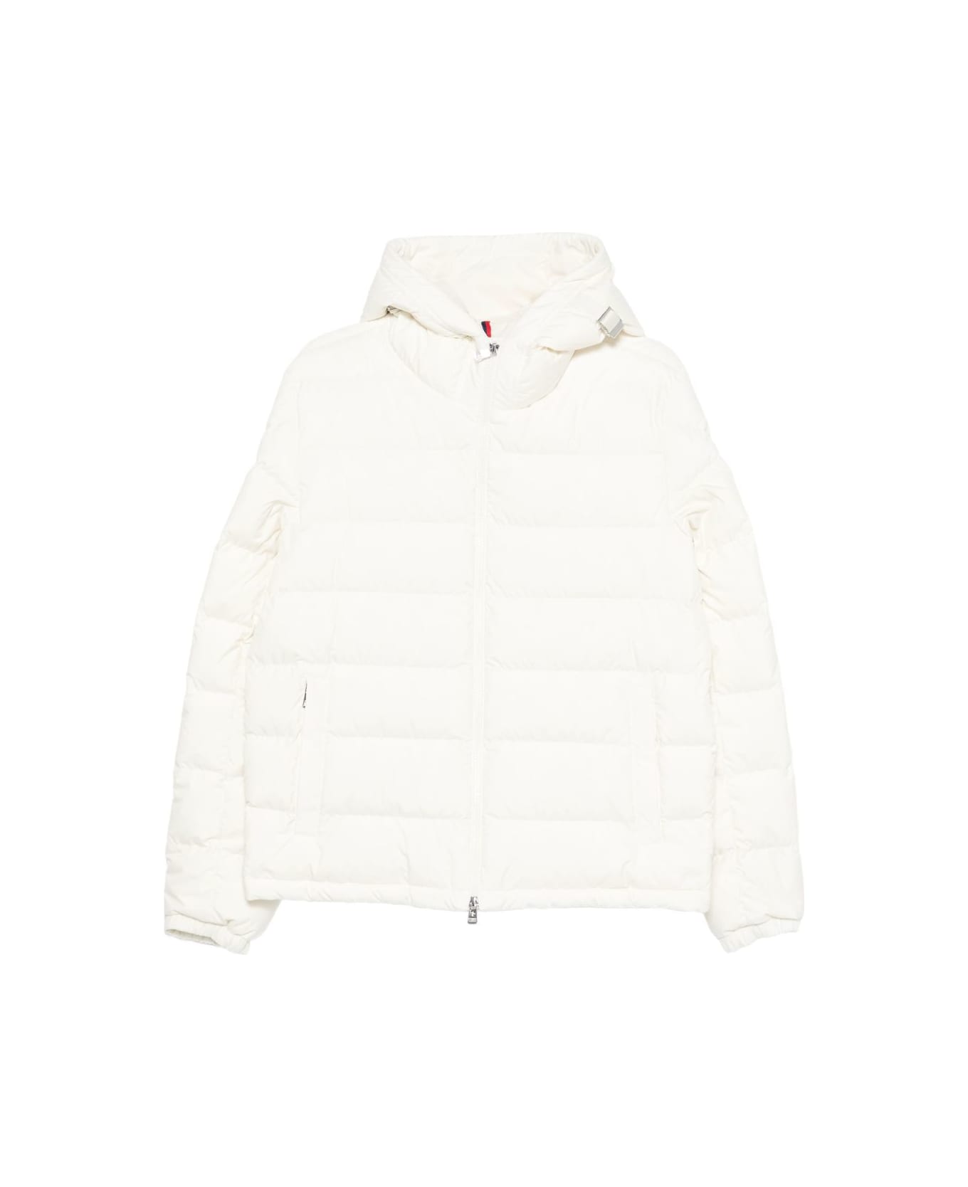 Moncler White Hooded Down Jacket - White コート