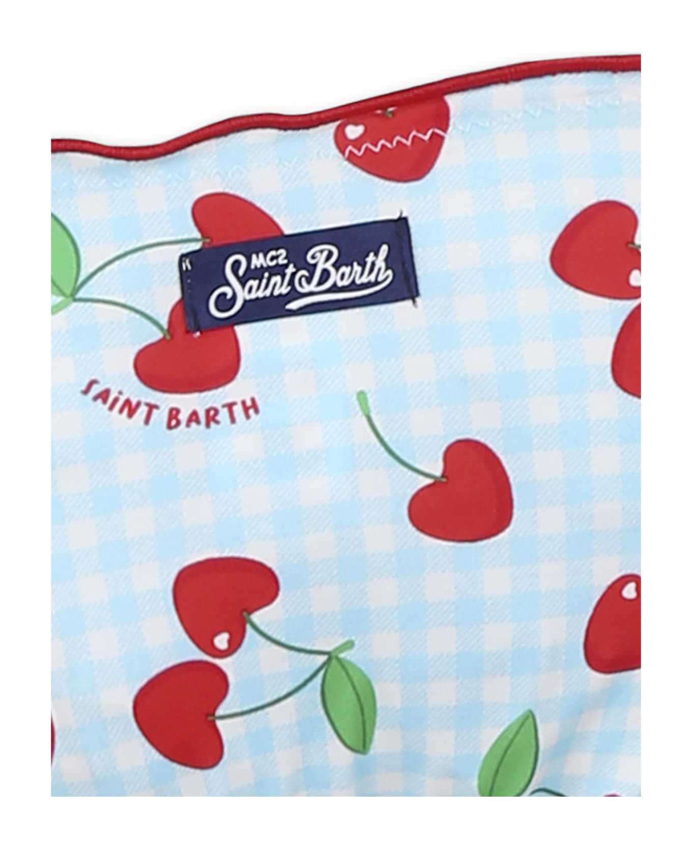 MC2 Saint Barth Light Blue Bikini For Girl With Cherries - Light Blue