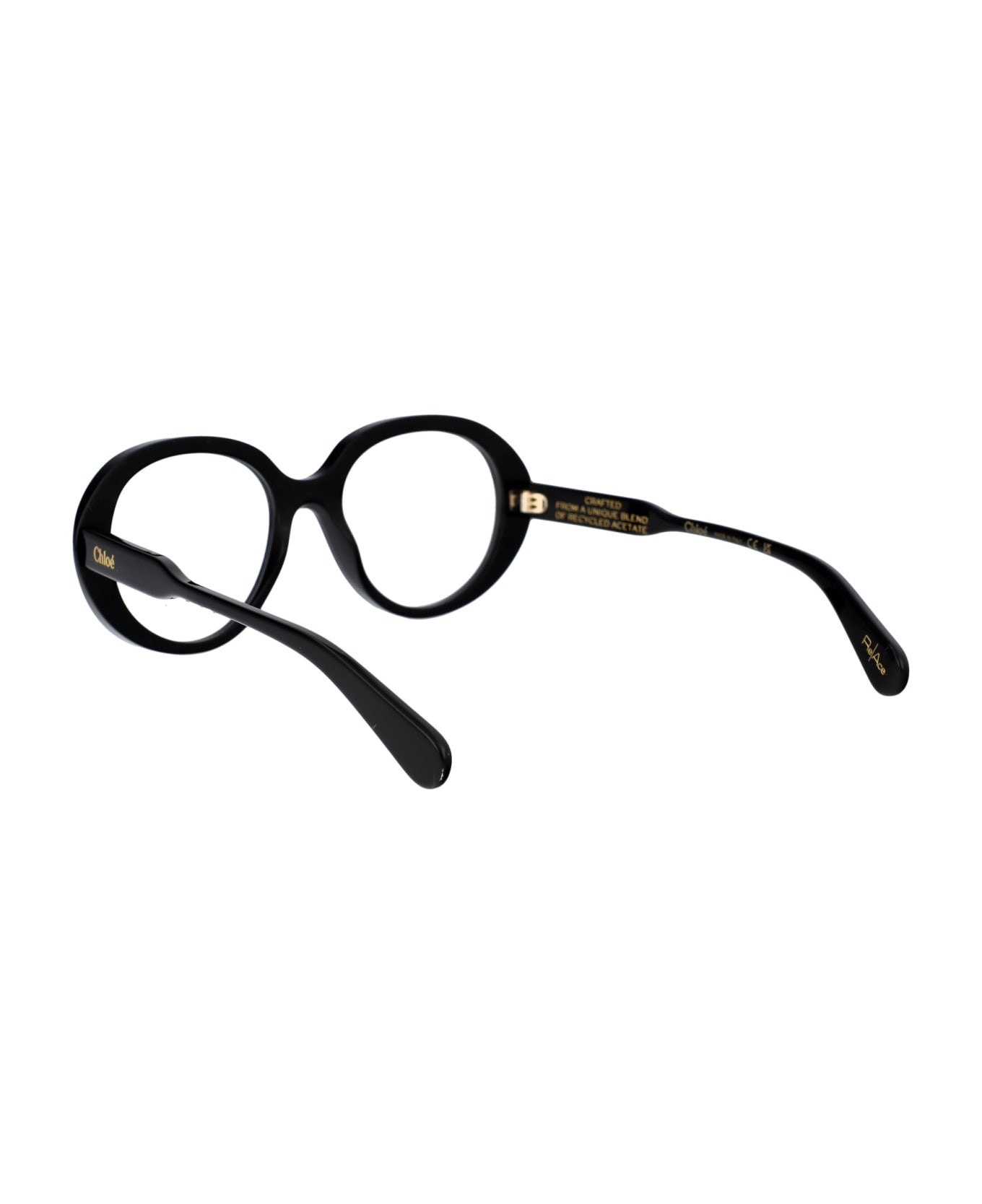 Chloé Eyewear Ch0221o Glasses - 001 BLACK BLACK TRANSPARENT