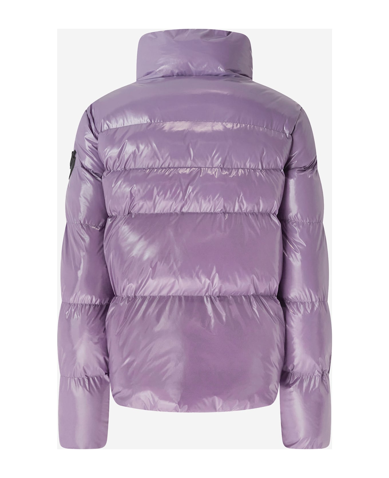 Pinko Glossy Nylon Padded Jacket - Purple