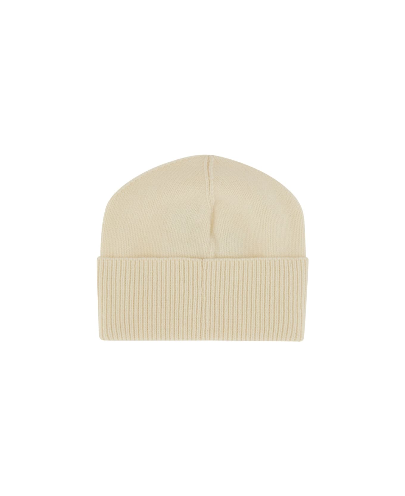 Patou Cap With Label And Logo - WHITE