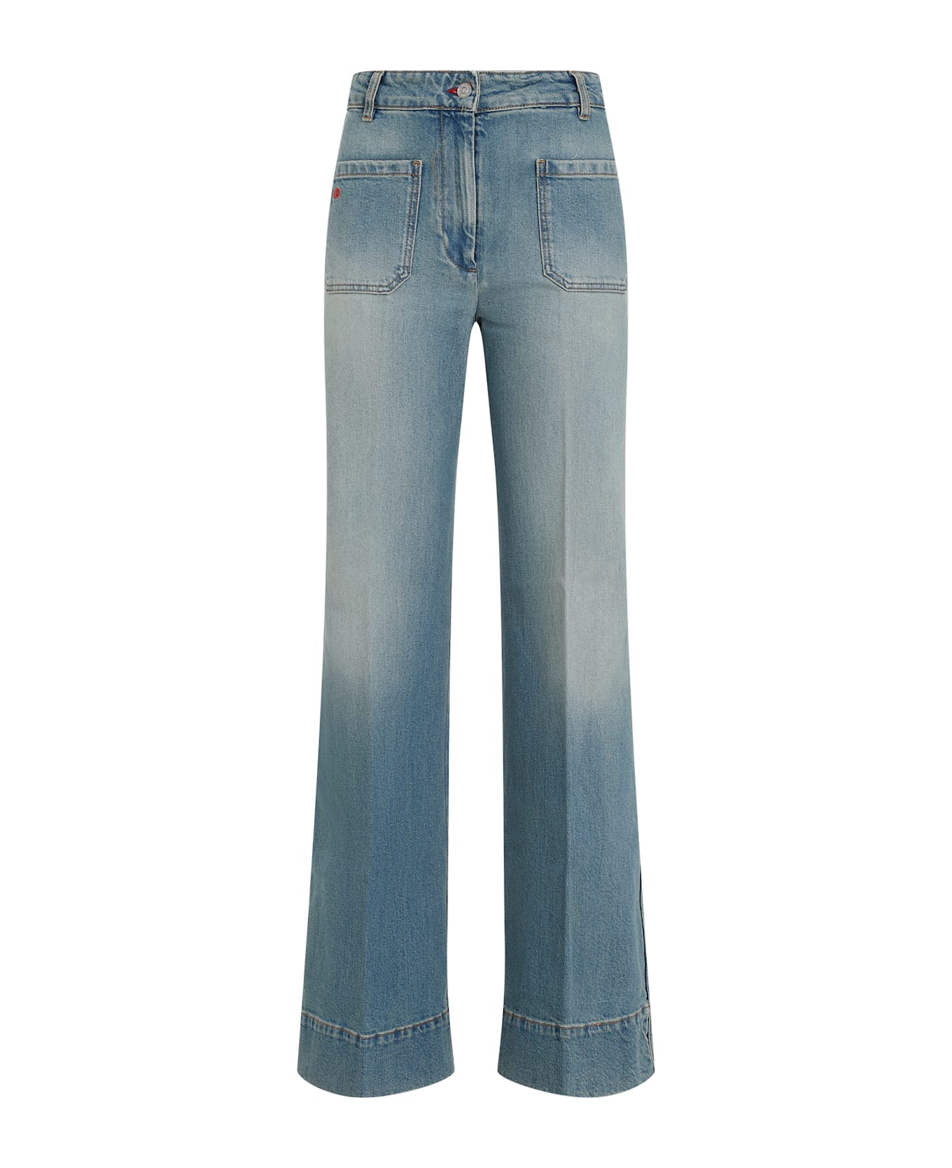 Victoria Beckham Alina Jeans - Tinted Blue Wash