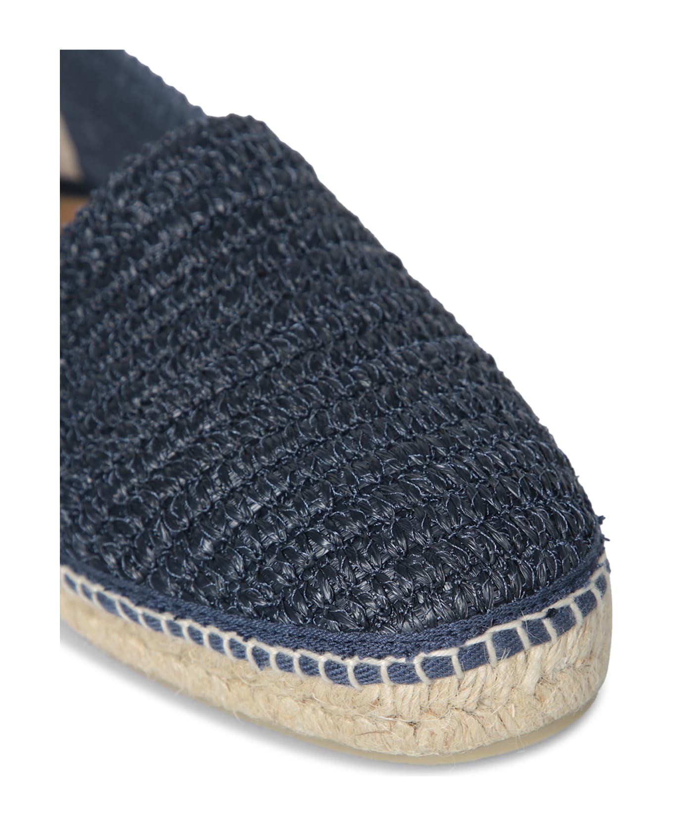 Castañer Raffia Blue Espadrilles - Blue