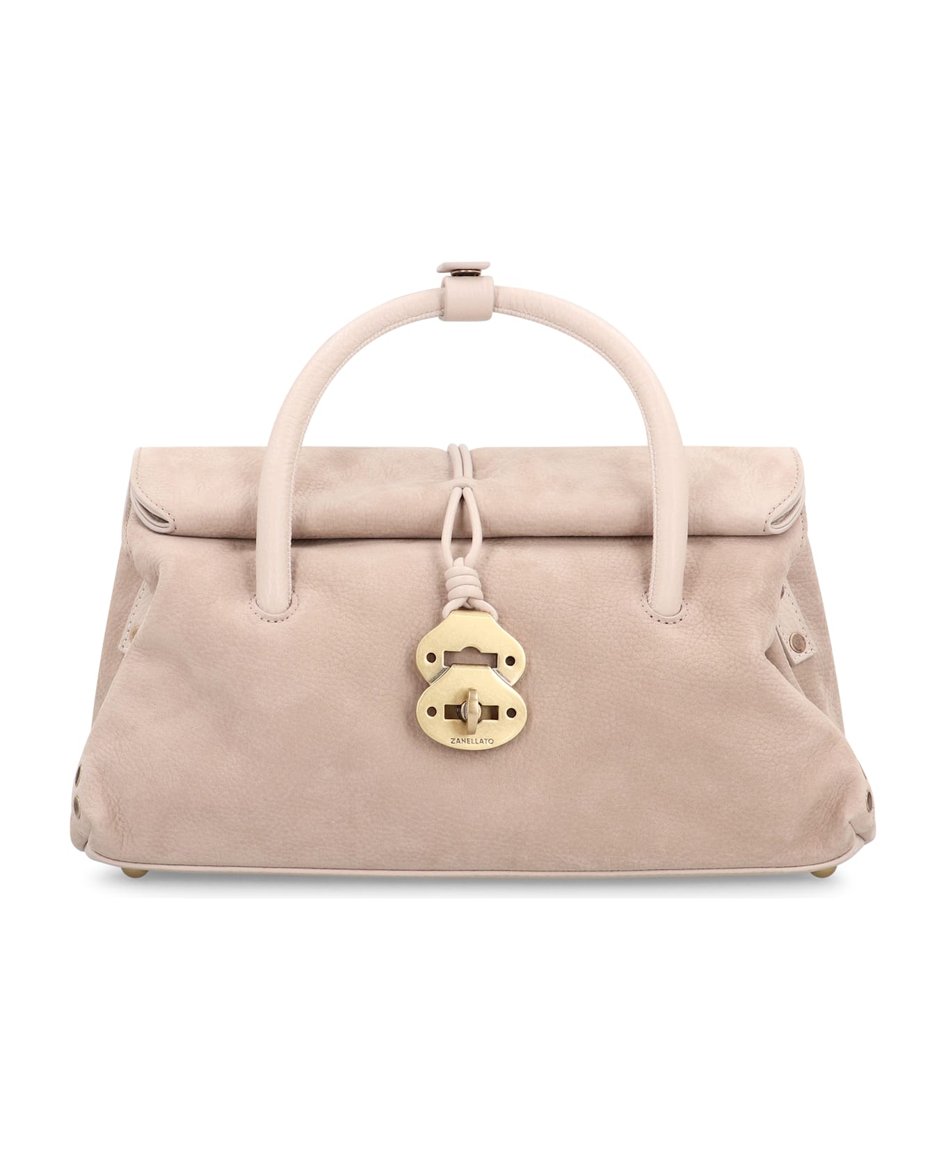 Zanellato Borsa Dotta® S In Hammered Leather - Beige