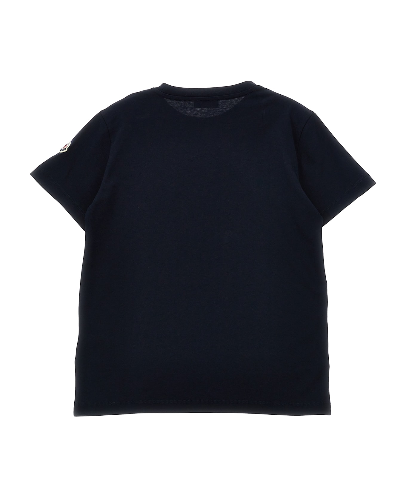 Moncler Logo Print T-shirt - Blue