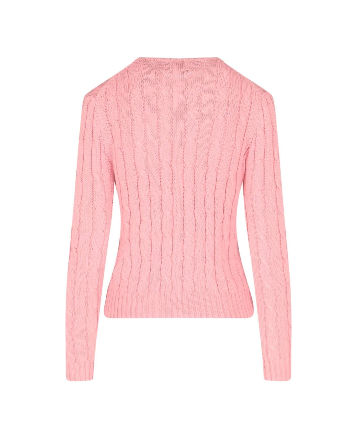 Ralph Lauren Julianna Long Sleeve Sweater - pink