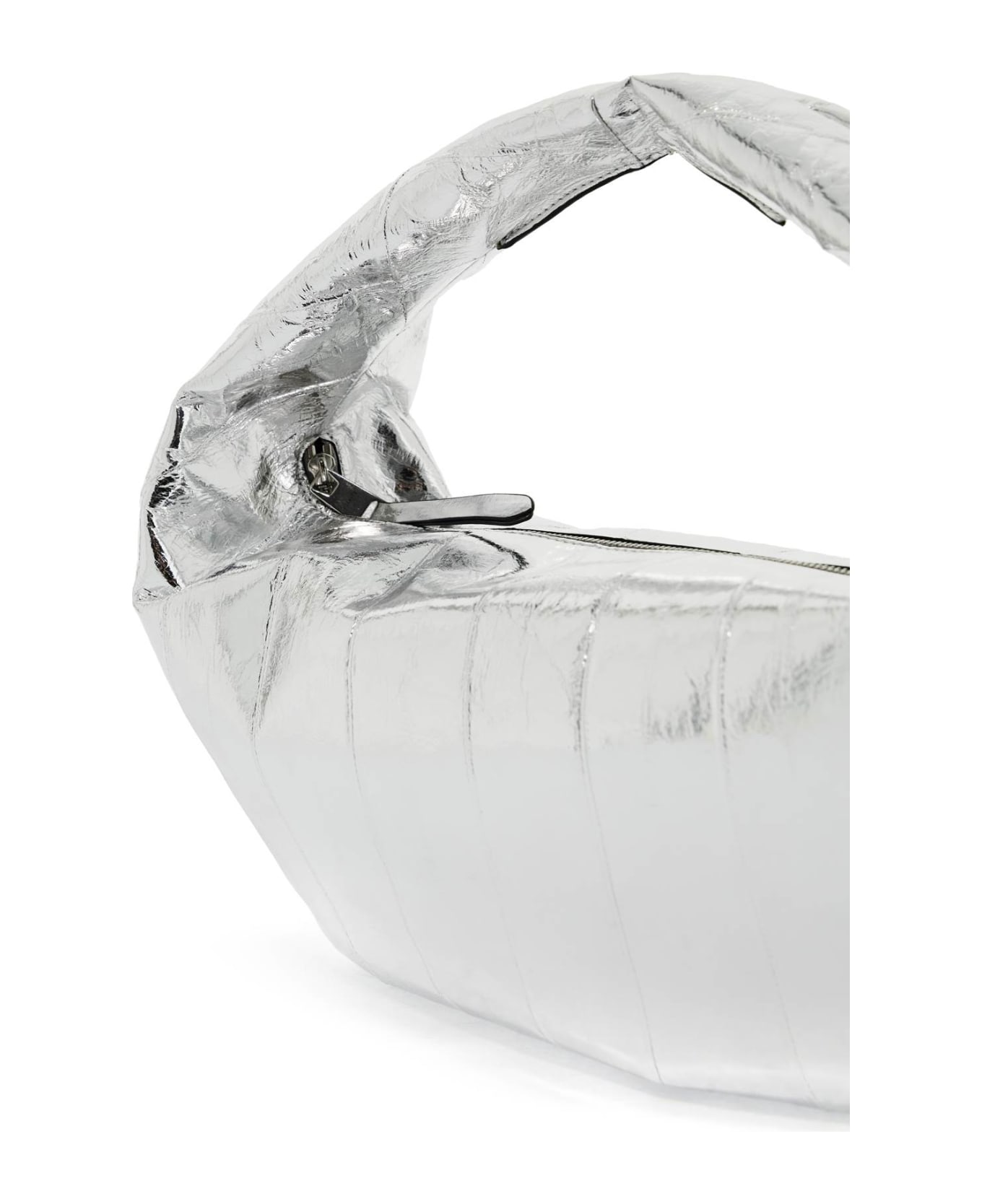 Khaite Medium Laminated Olivia Hobo Bag - SILVER (Silver)