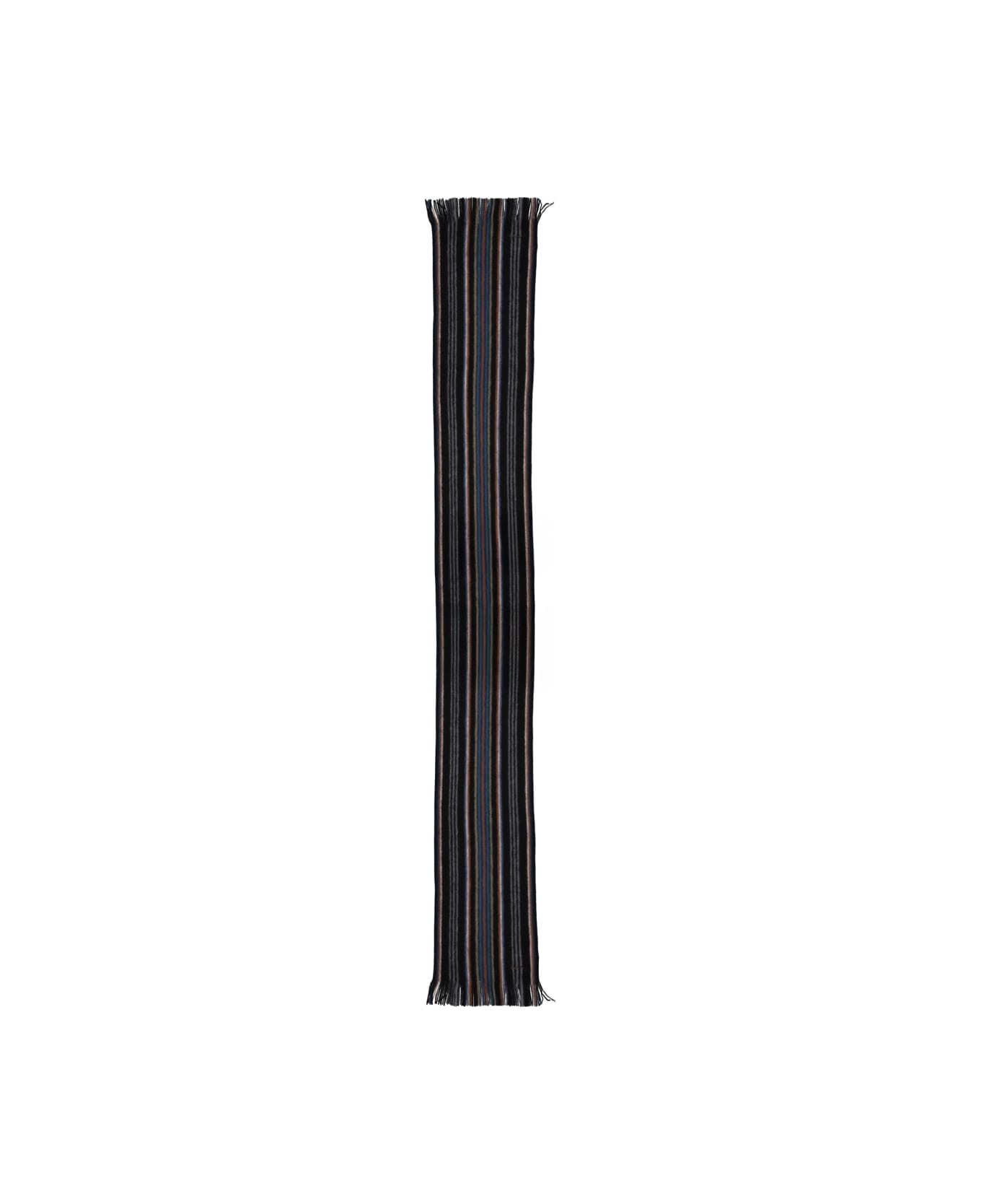 Paul Smith Merino Wool Scarf - BLACK