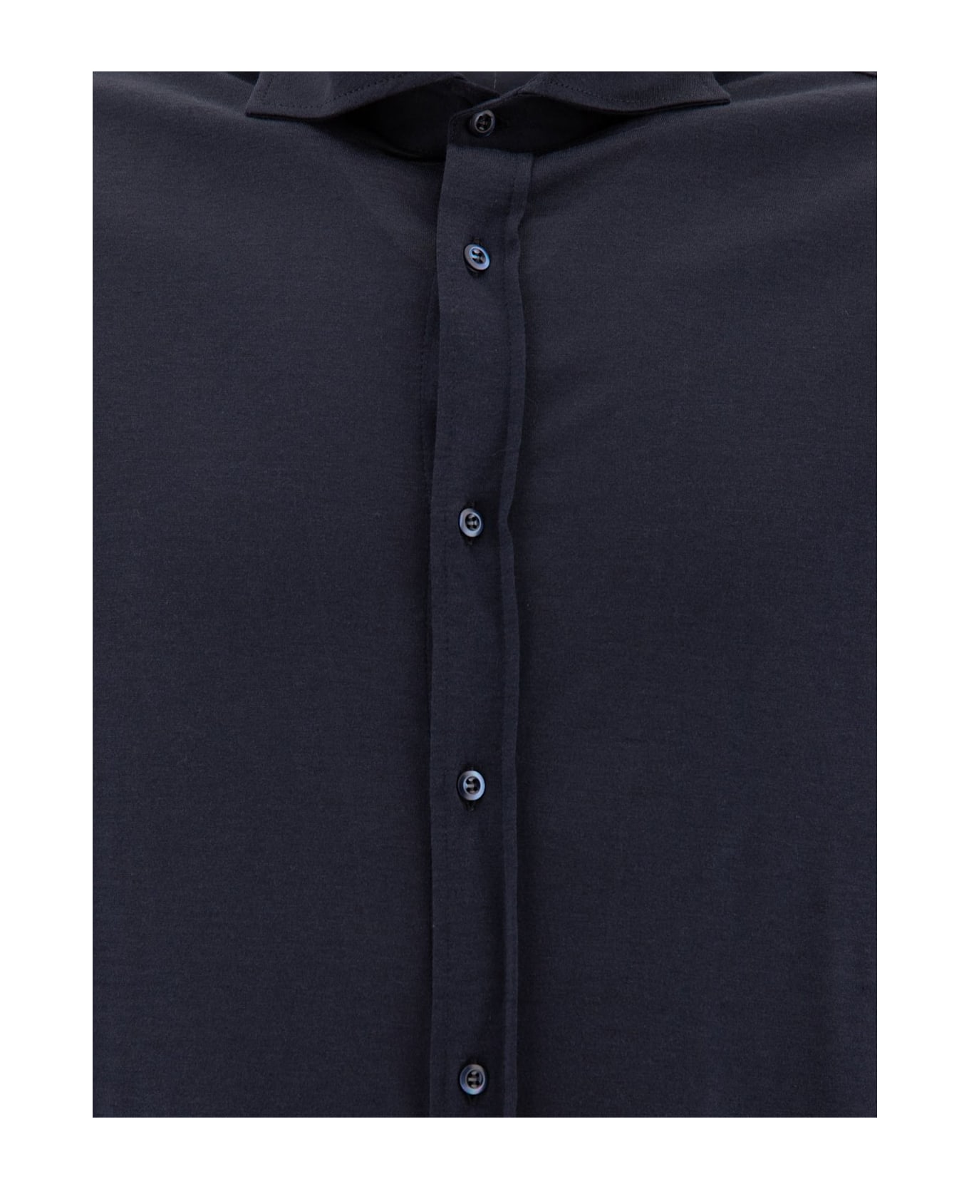 Brunello Cucinelli Buttoned Long-sleeved Shirt - BLUE