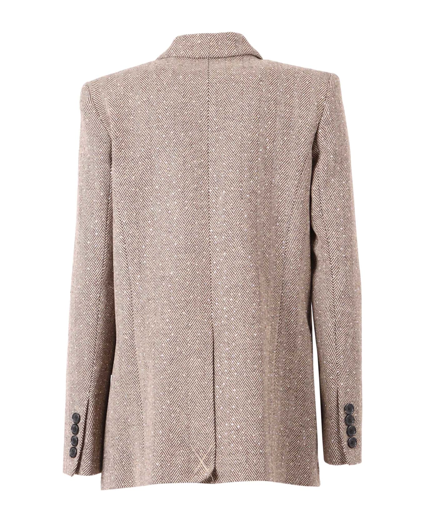 Ermanno Ermanno Scervino Double-breasted Jacket - BEIGE