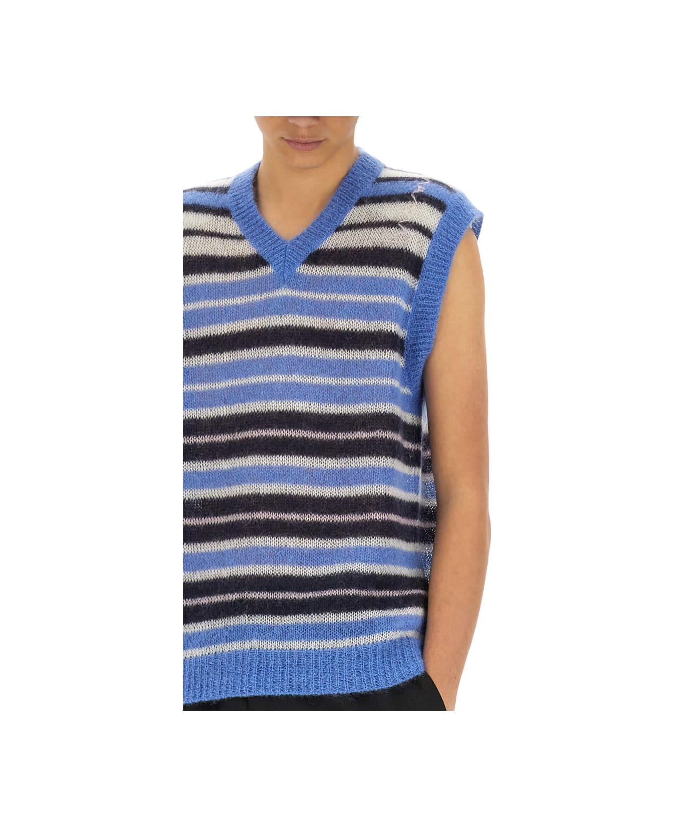 Marni Mohair Blend Vest - MULTICOLOUR