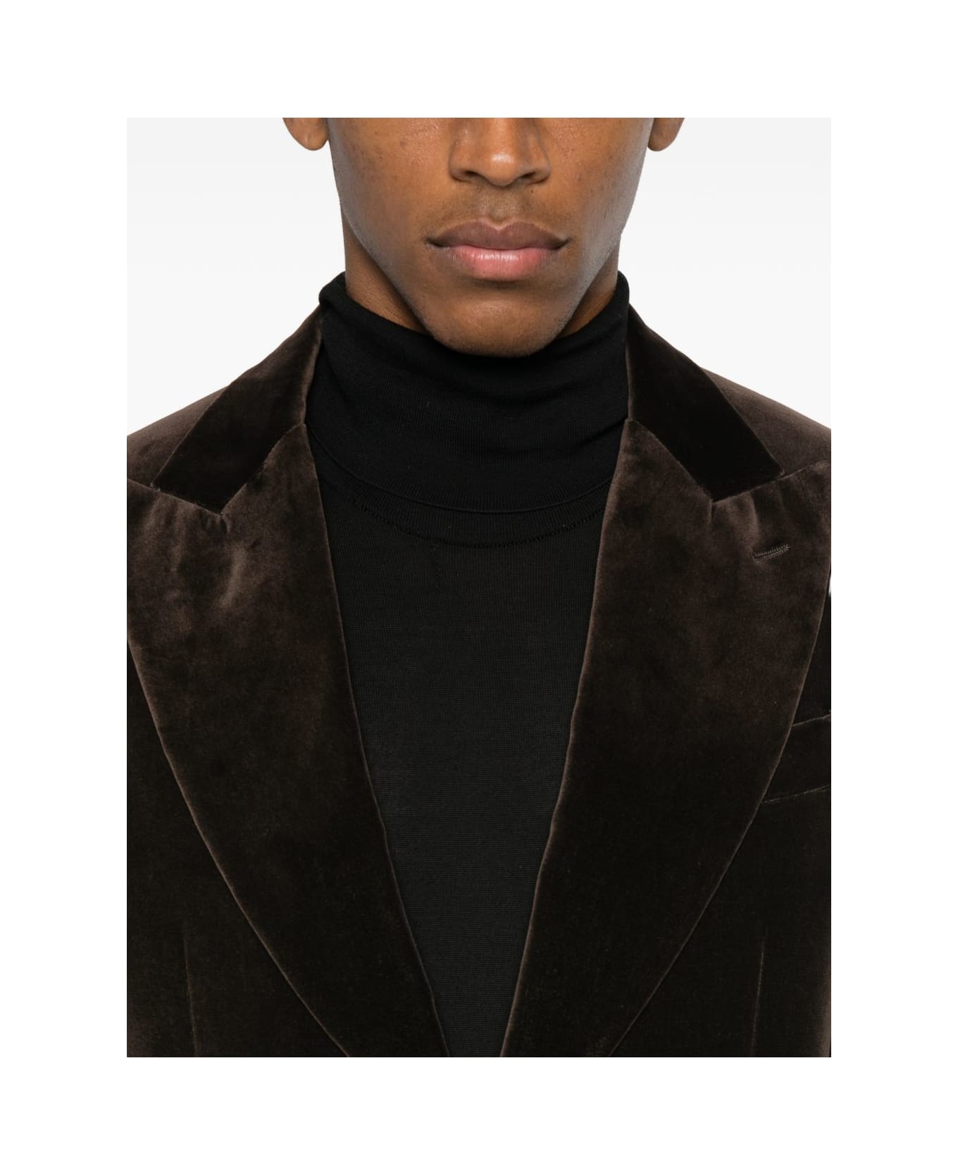 Lardini Buttoned Jacket - Brown