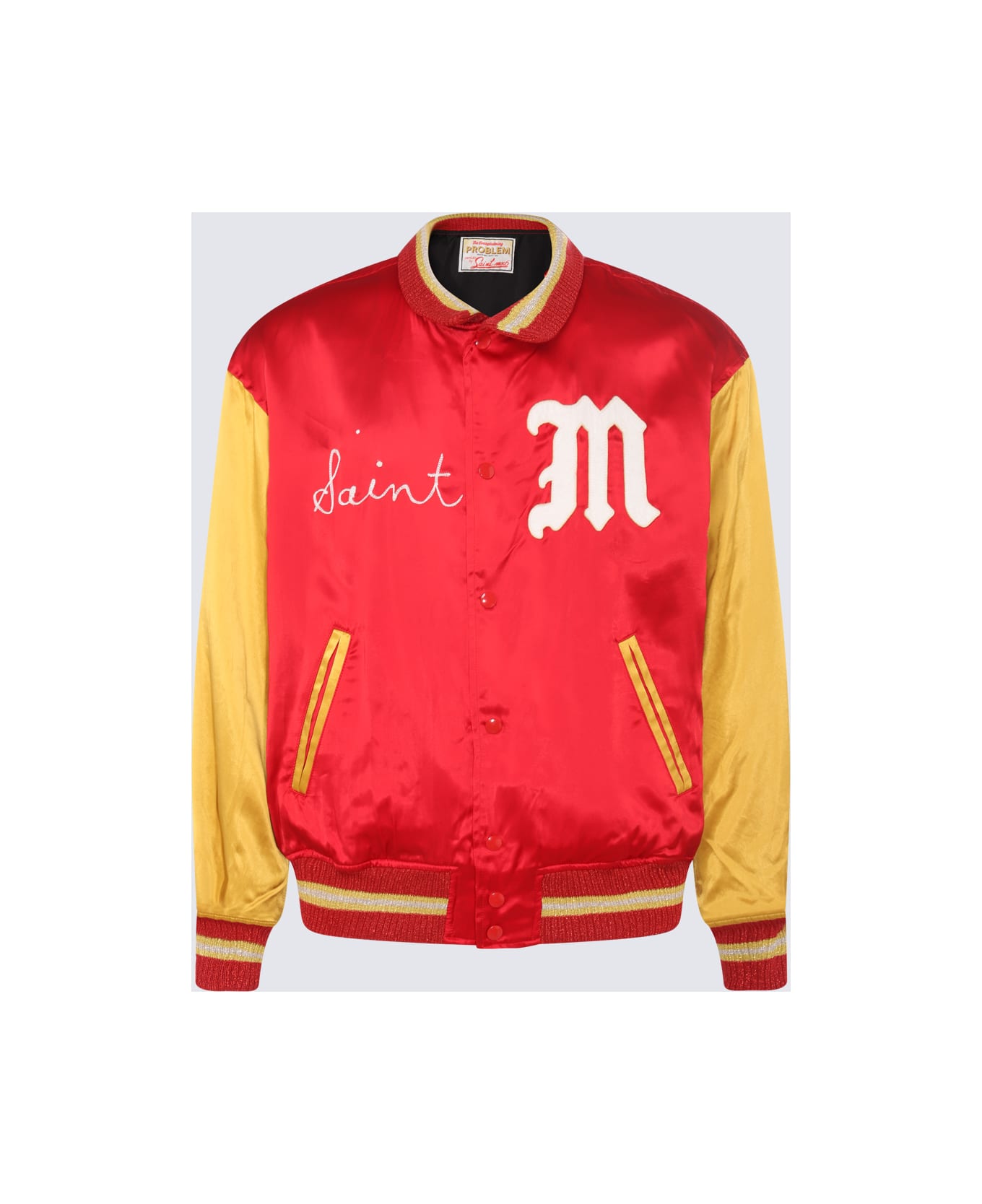 SAINT Mxxxxxx Red And Yellow Casual Jacket