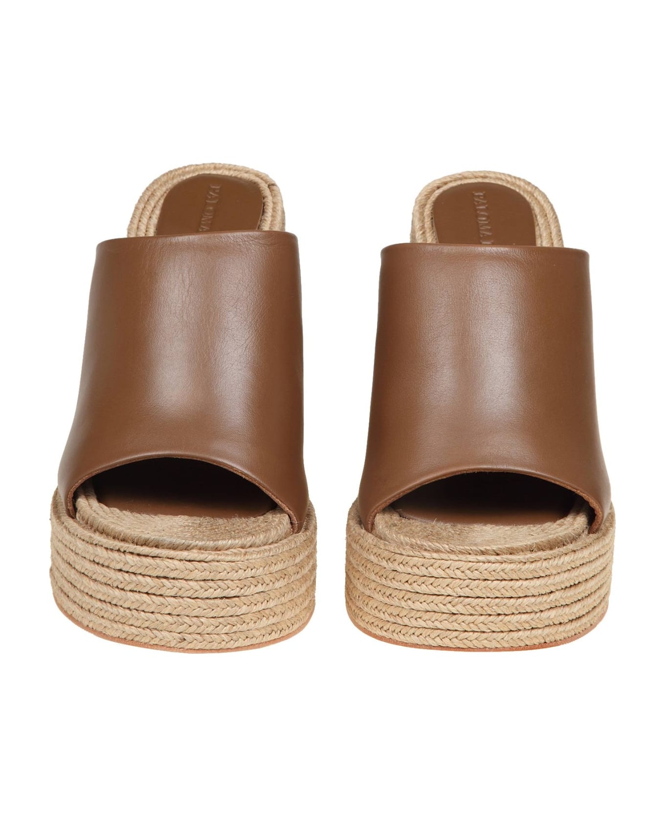 Paloma Barceló Camila Wedge Sandal In Leather Color - Leather サンダル