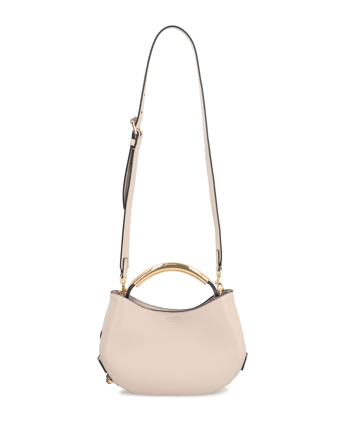 Moschino Leather Handbag - turtledove
