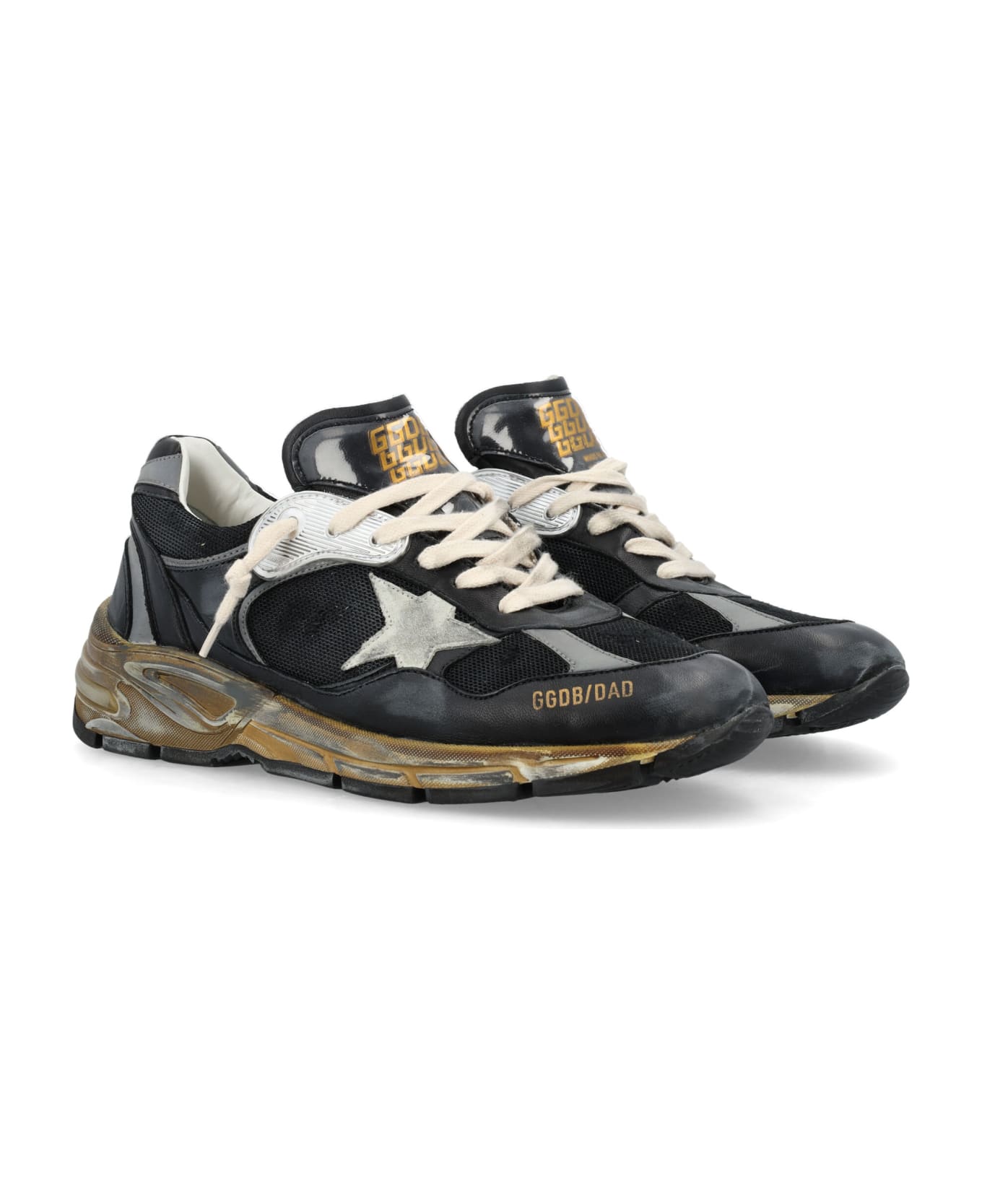 Golden Goose Dad-star Sneakers - Black/Silver/Ice
