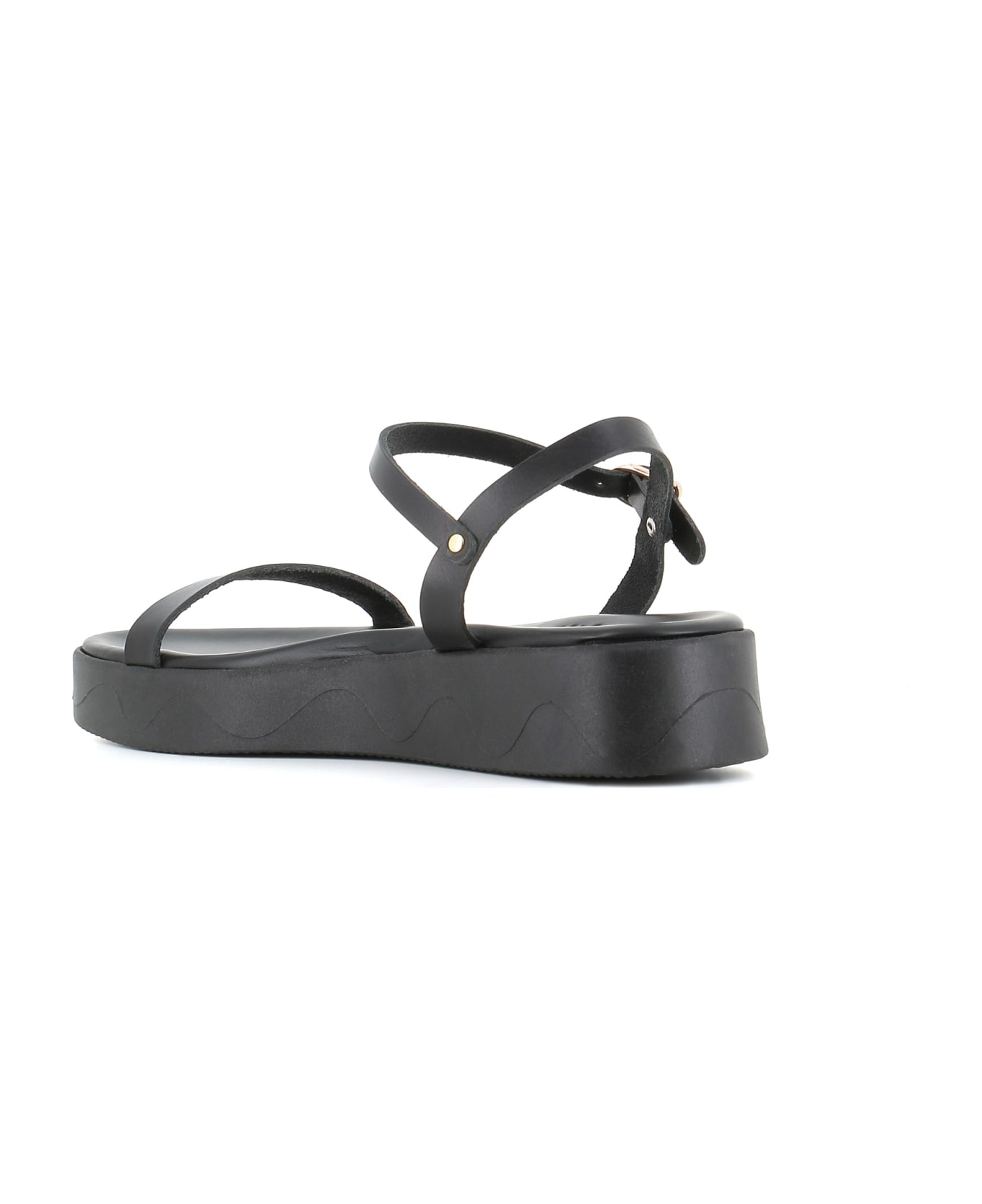 Ancient Greek Sandals Sandal Irida - Black