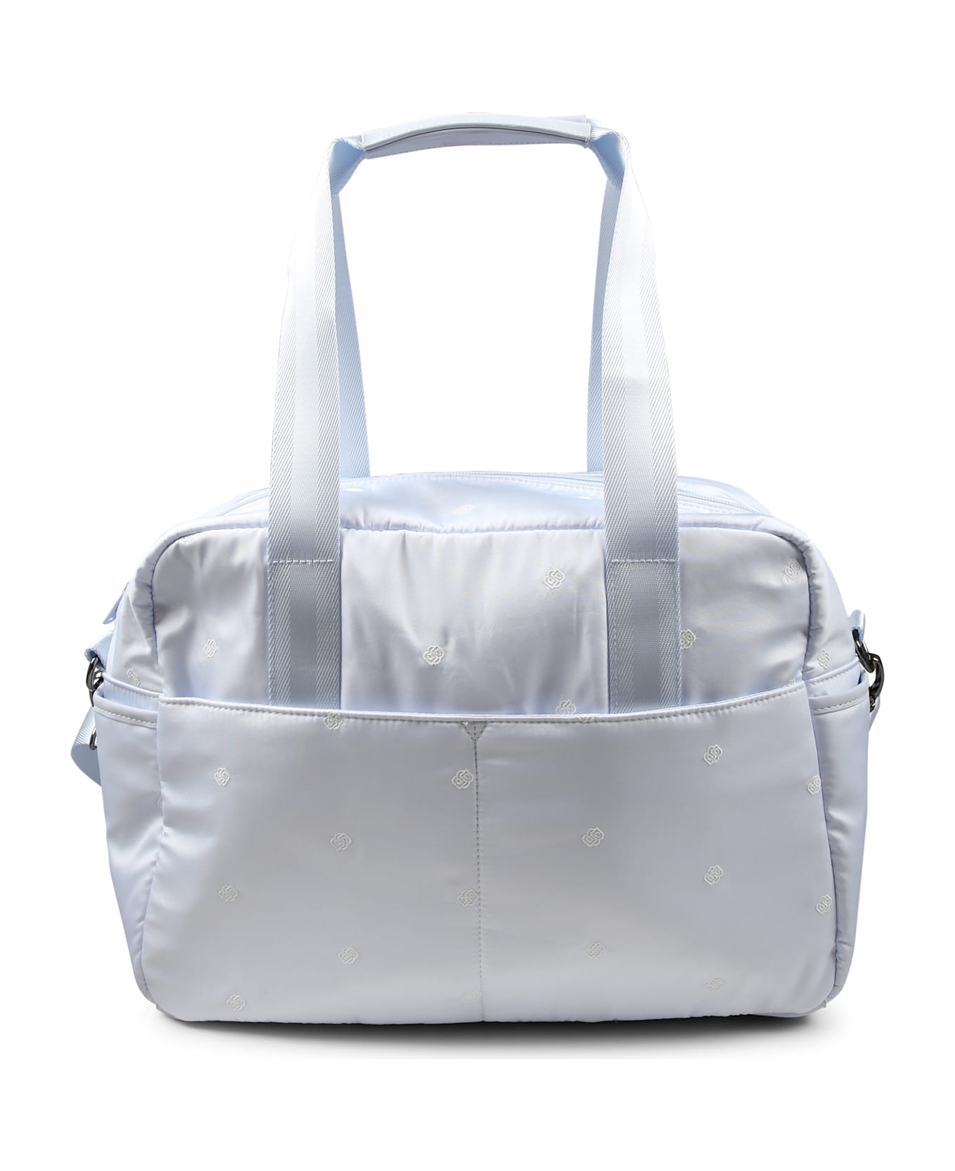 Hugo Boss Light Blue Changing Bag For Baby Boy With Logo - Light Blue