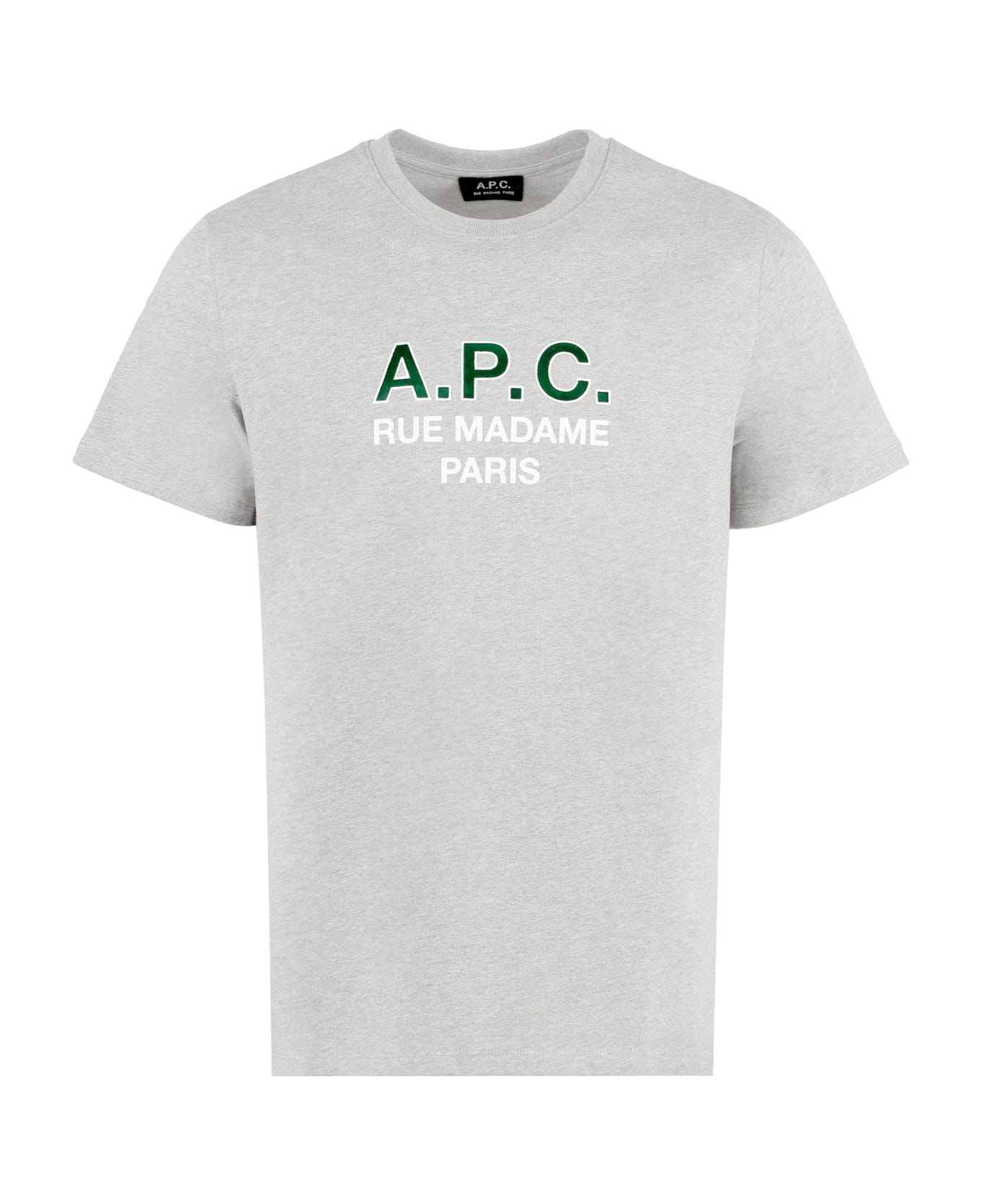 A.P.C. Madame Cotton Crew-neck T-shirt - grey シャツ