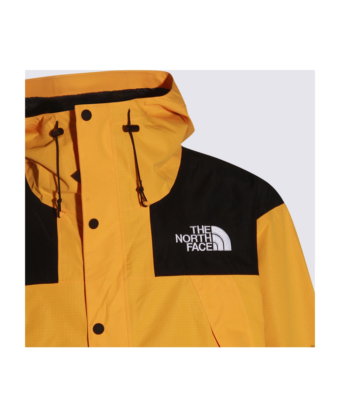 The North Face Yellow And Black Casual Jacket - SUMMIT GOLD
