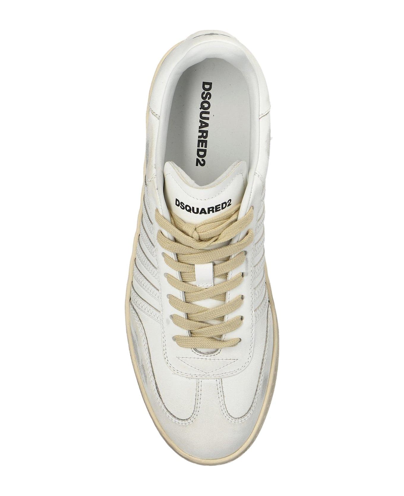 Dsquared2 Dirty Boxer Sneakers - BIANCO