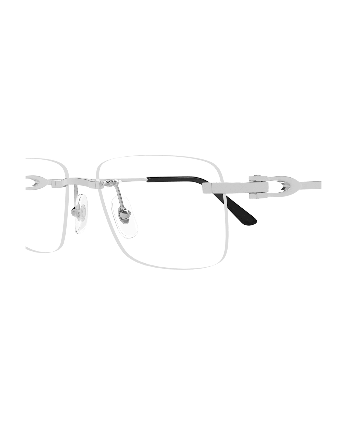 Cartier Eyewear Décor C De Cartier Ct0521o-002 - Silver Rx Glasses - Silver
