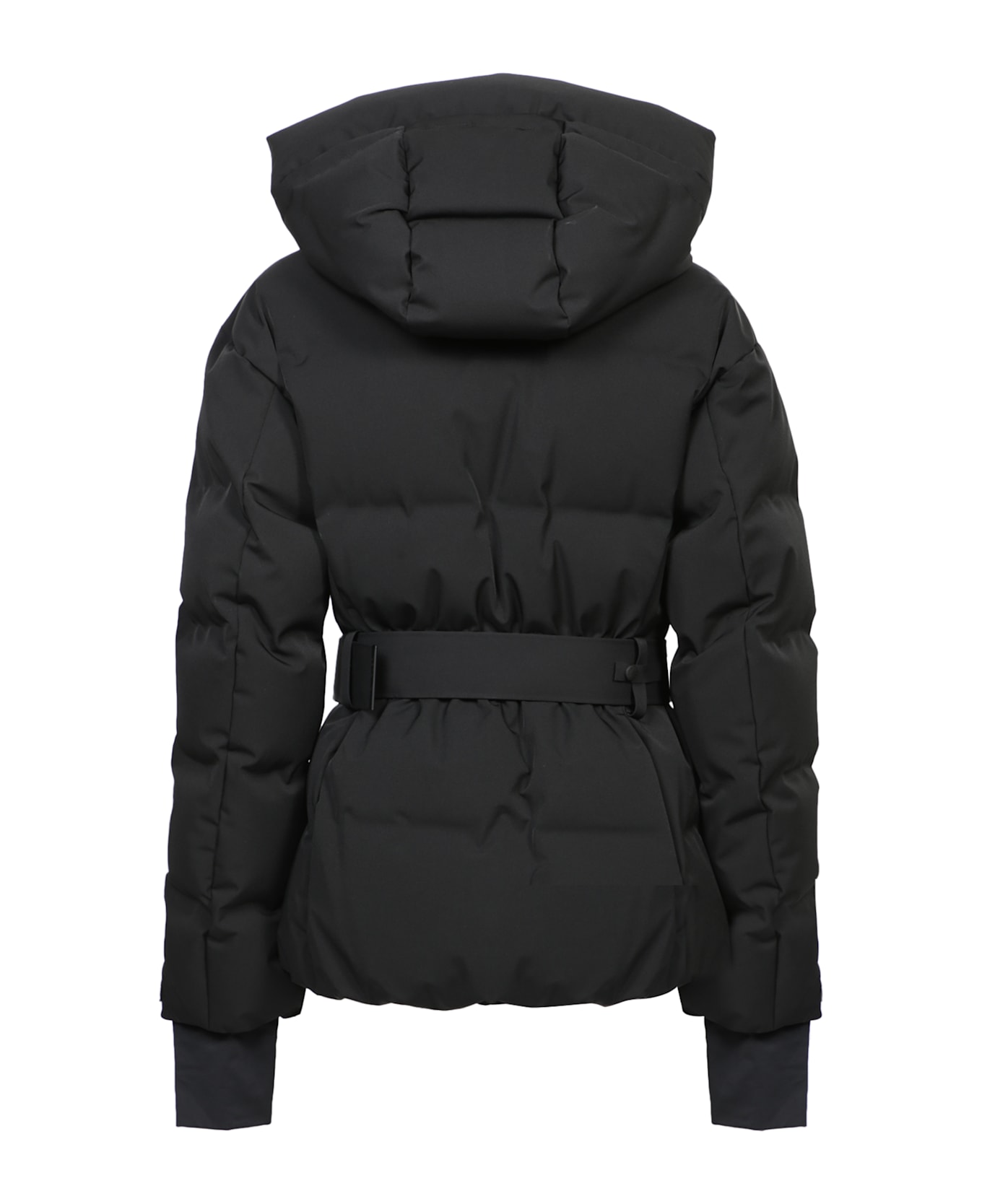 Moncler Grenoble Belted Buttoned Jacket - Black