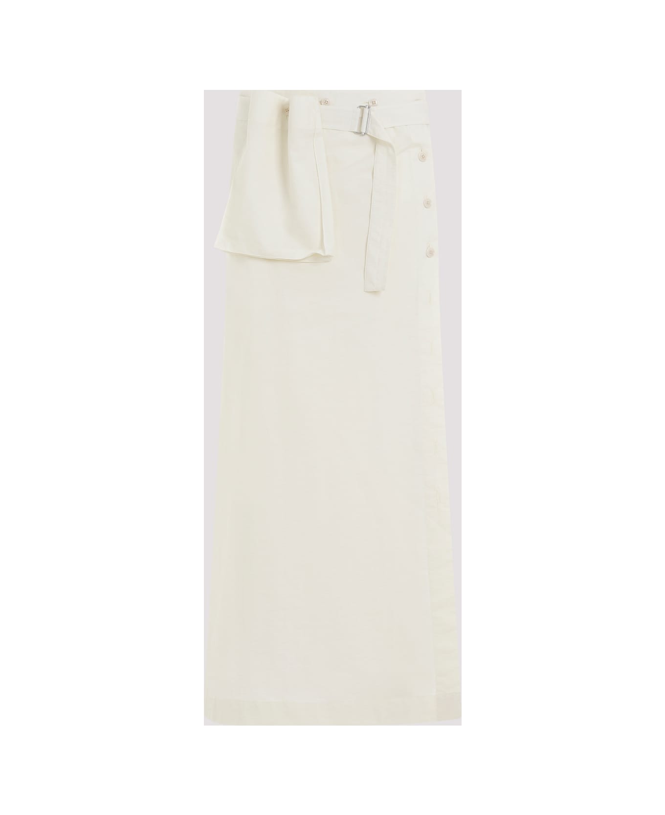 Lemaire Long Wrap Skirt - Lemon Glaze