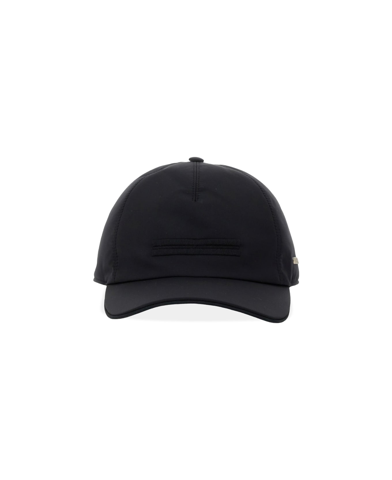 Zegna Baseball Hat With Logo - BLACK