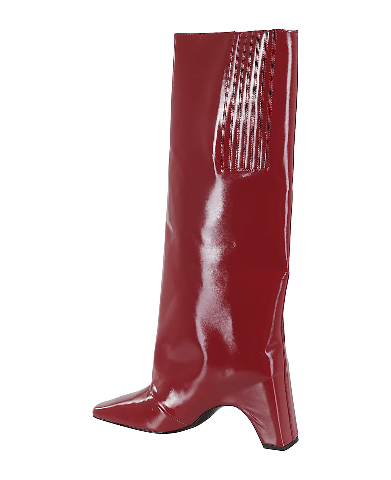 Coperni Gloss Bridge Boot - Red Red