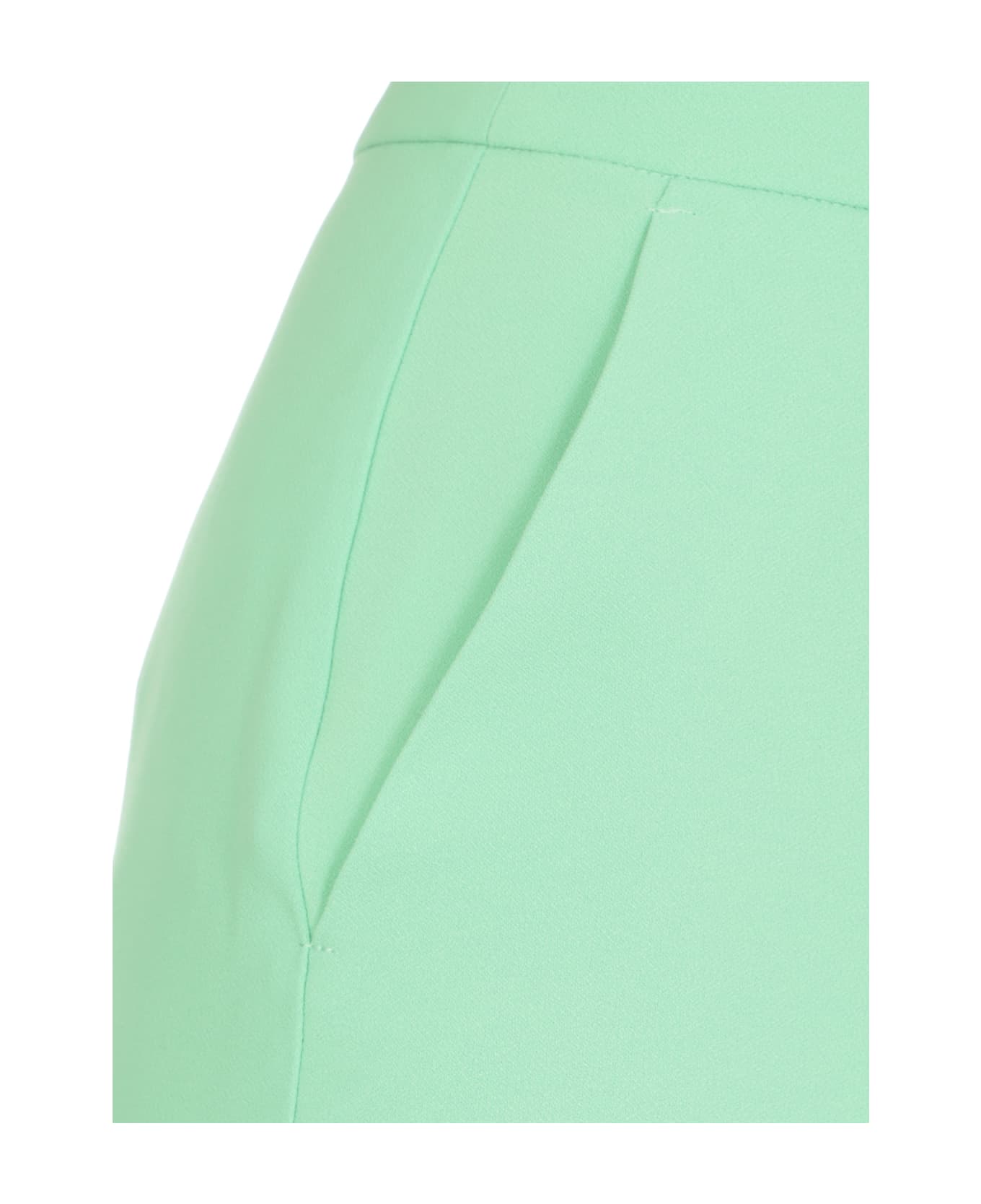 Pinko Parano Crêpe Slim Fit Trousers - green