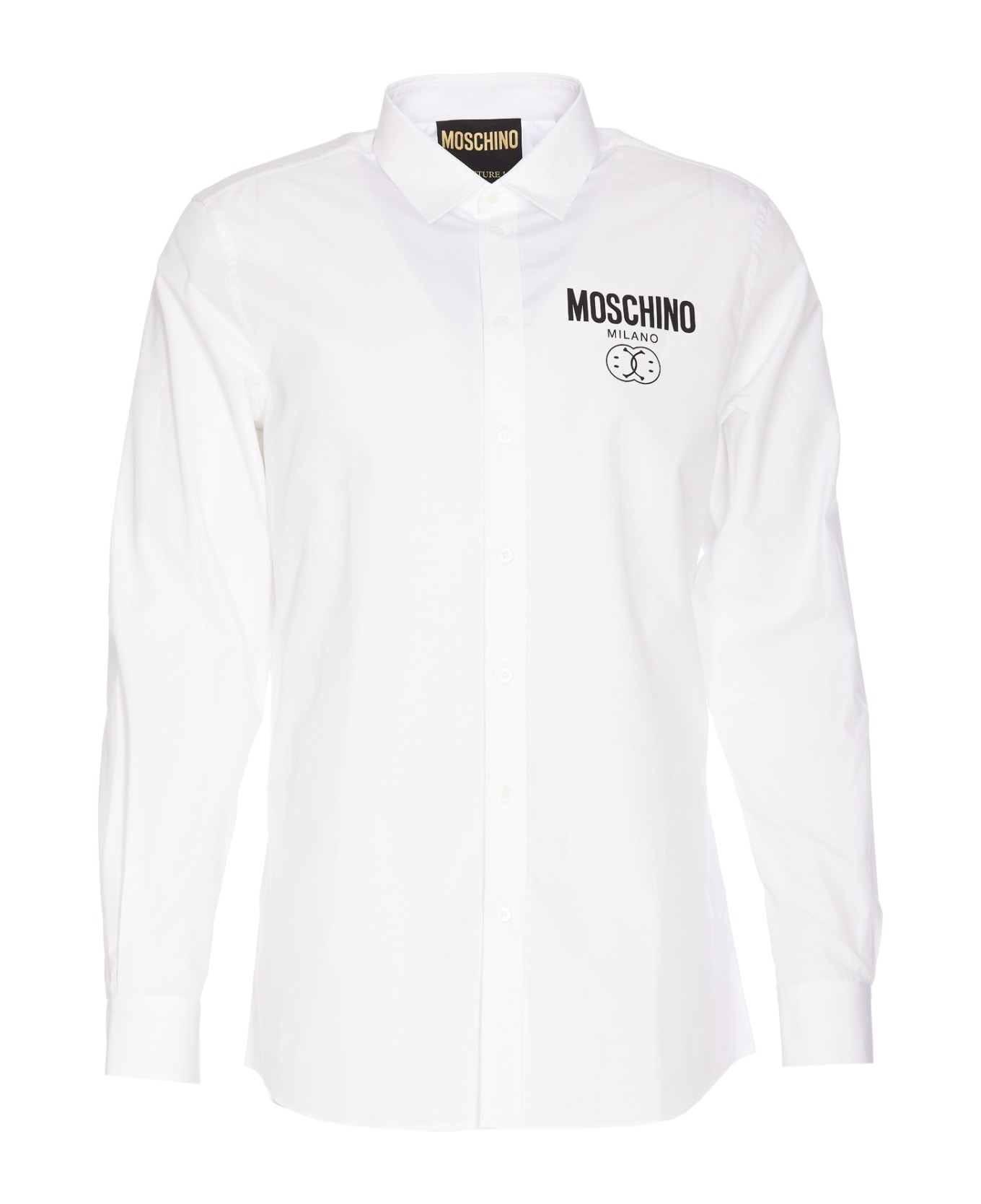 Moschino Double Question Shirt - White