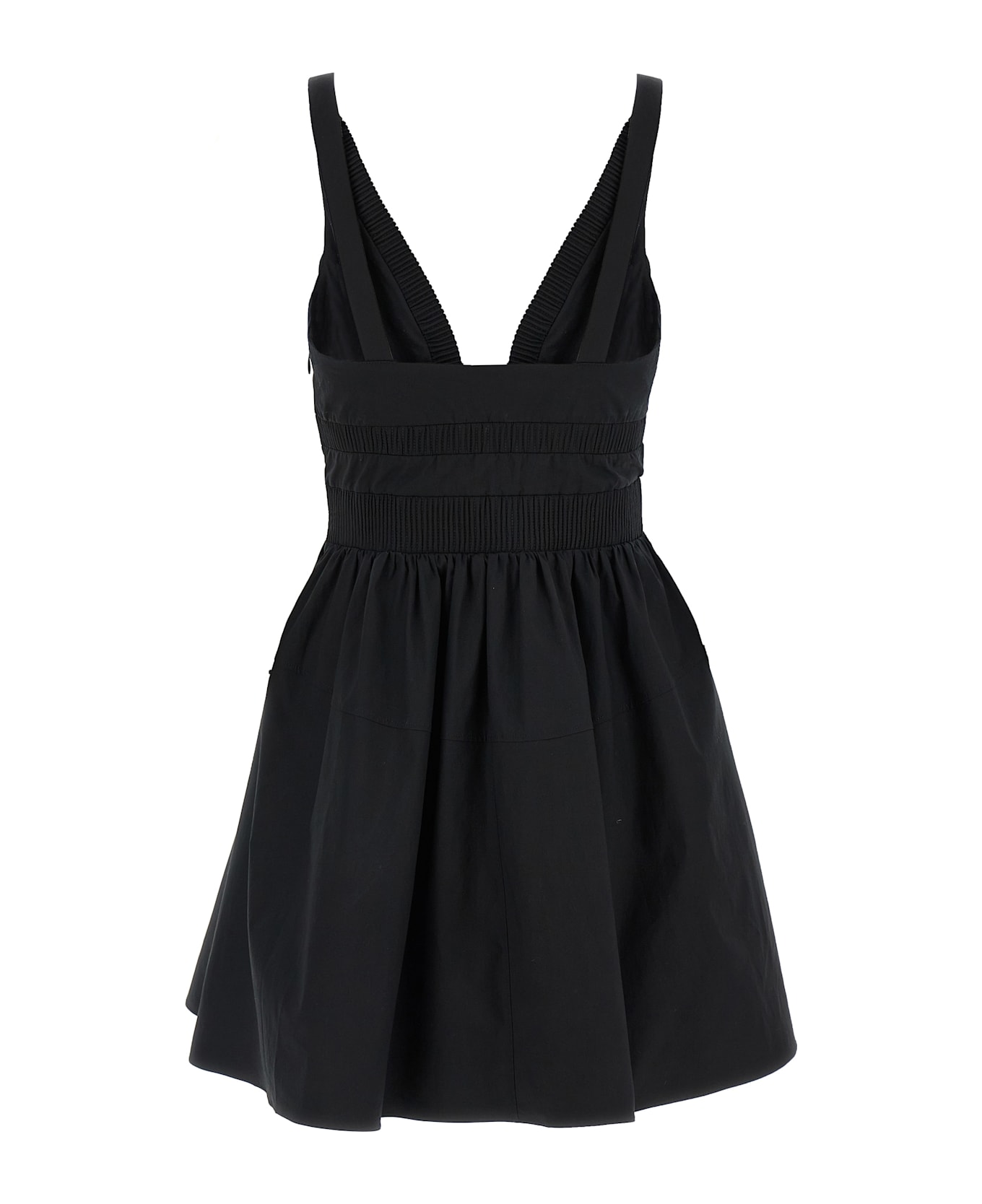 Giovanni Bedin Ribbed Detail Dress - Black  