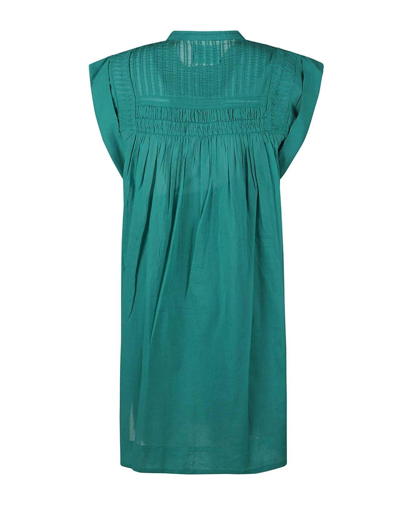 Marant Étoile Leazali Shirt Dress - Emerald ワンピース＆ドレス