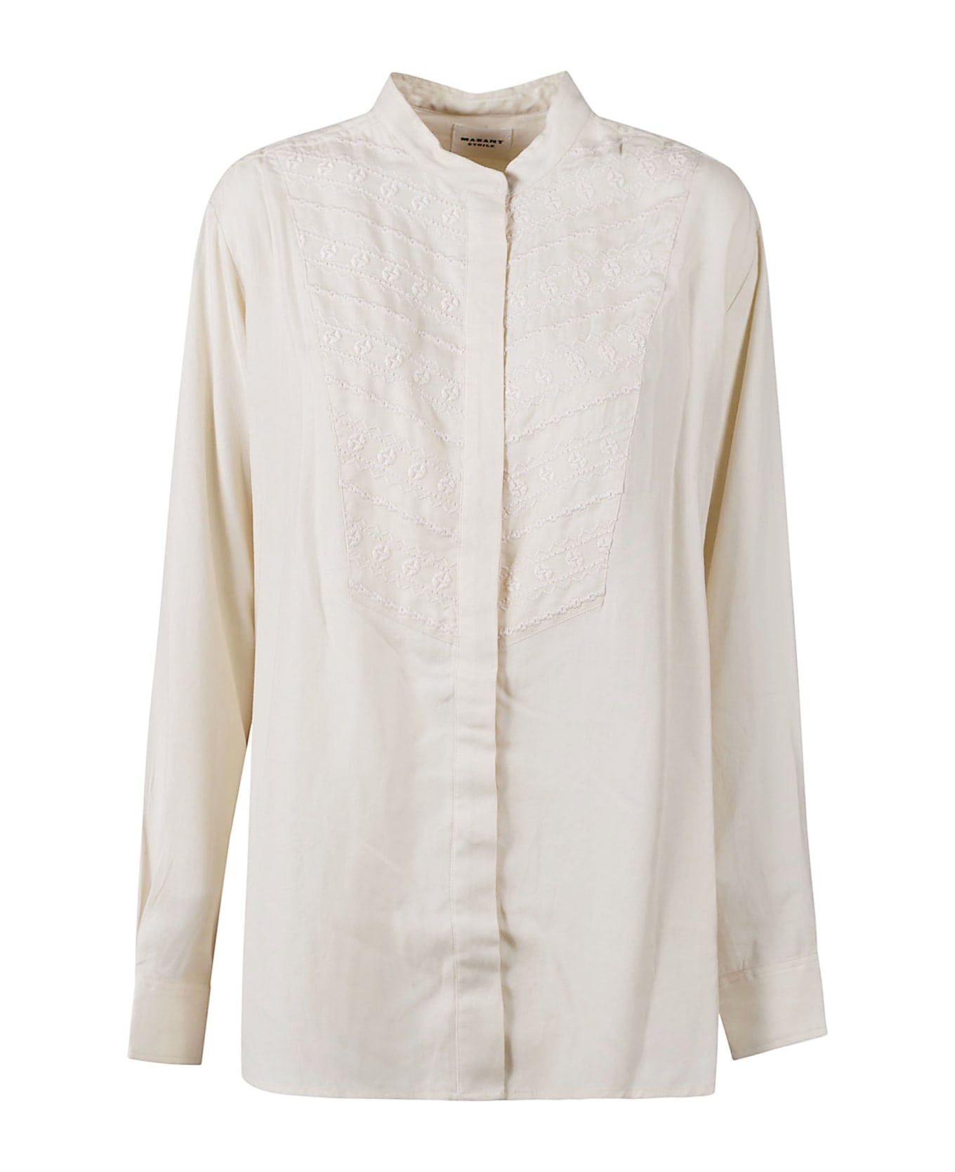 Marant Étoile Britten Embroidered Shirt - White