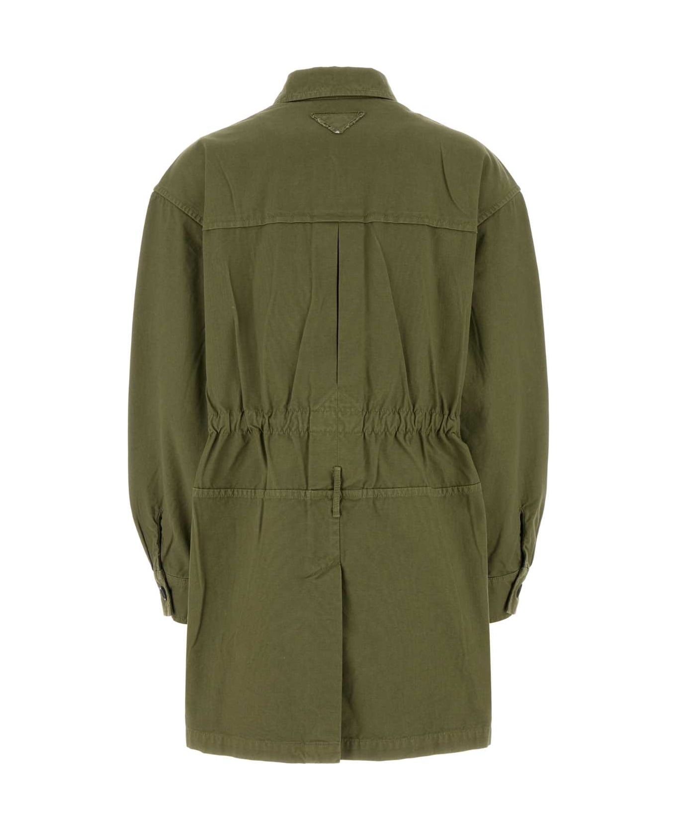 Prada Army Green Cotton Jacket - MILITARE