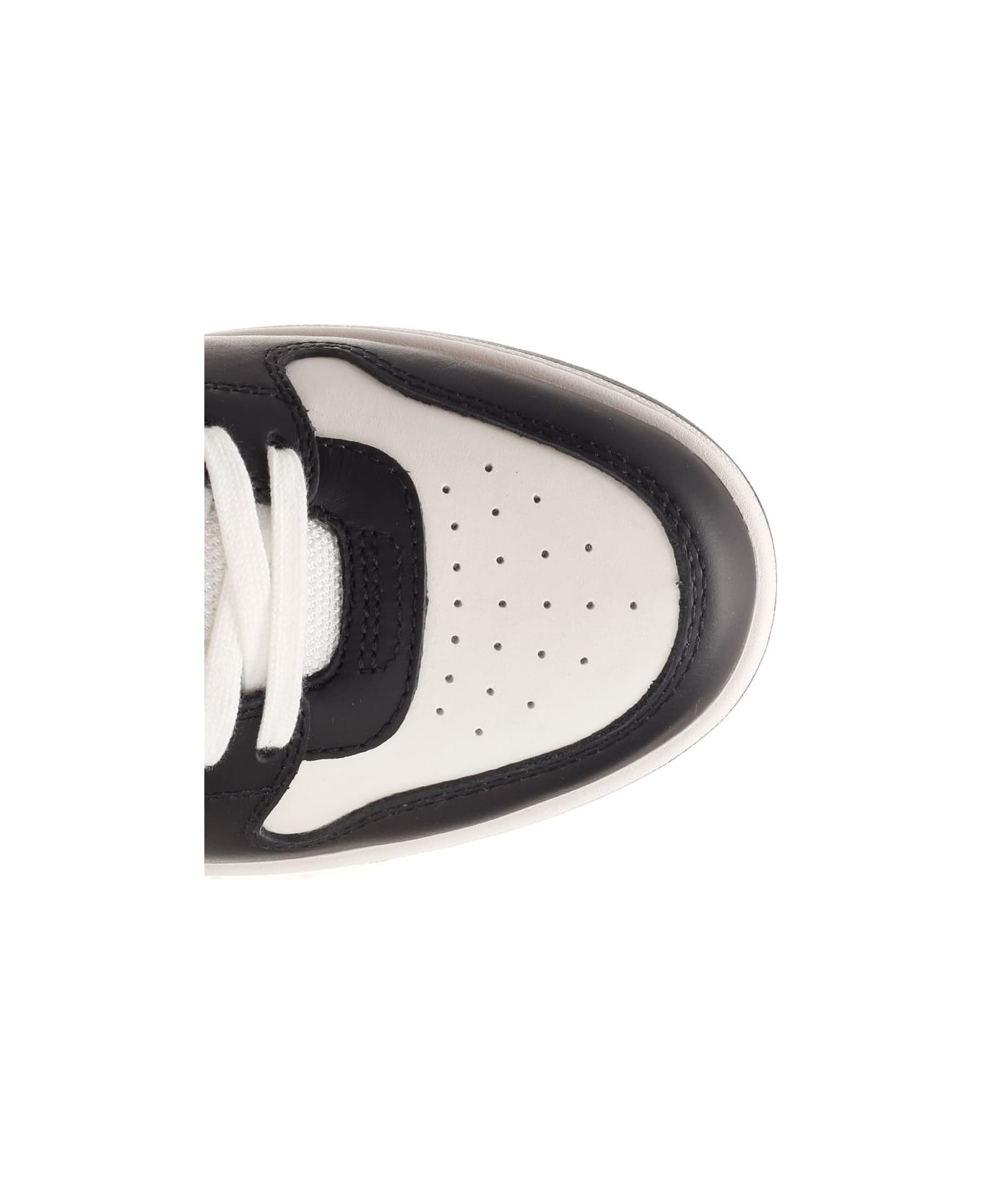 Off-White White/black 'out Of Office' Sneakers - White Black