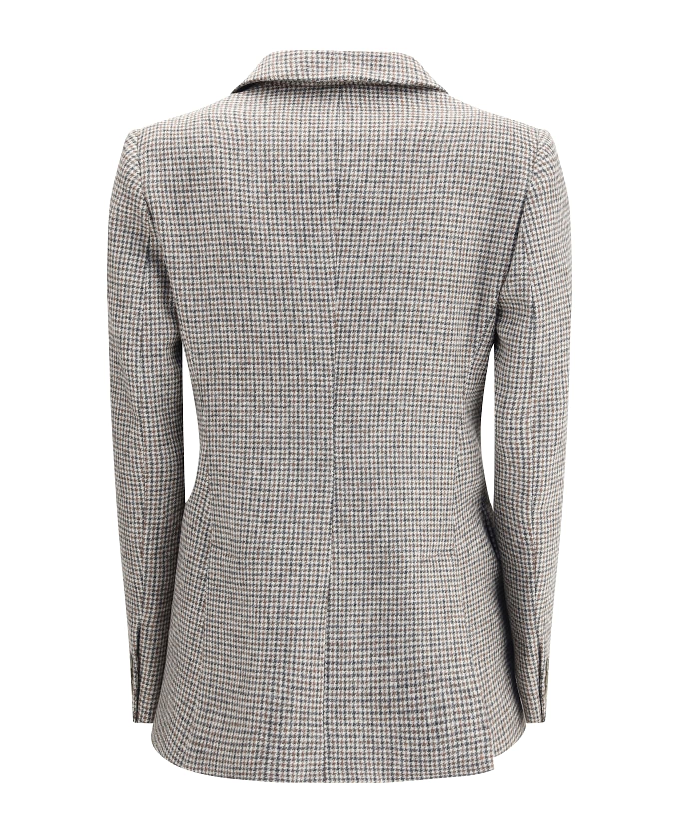 Parosh Houndstooth Patterned Jacket