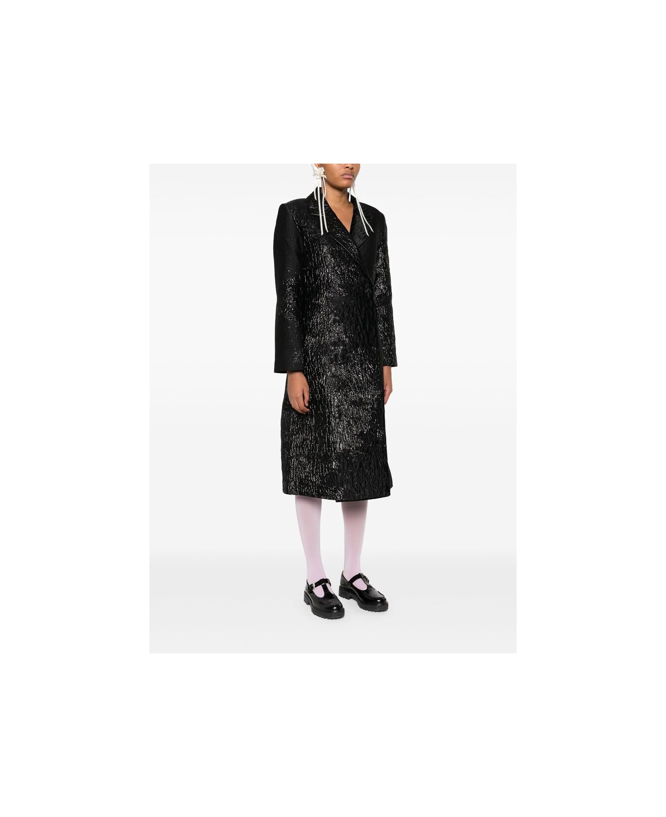 Stine Goya Coat - BLACK