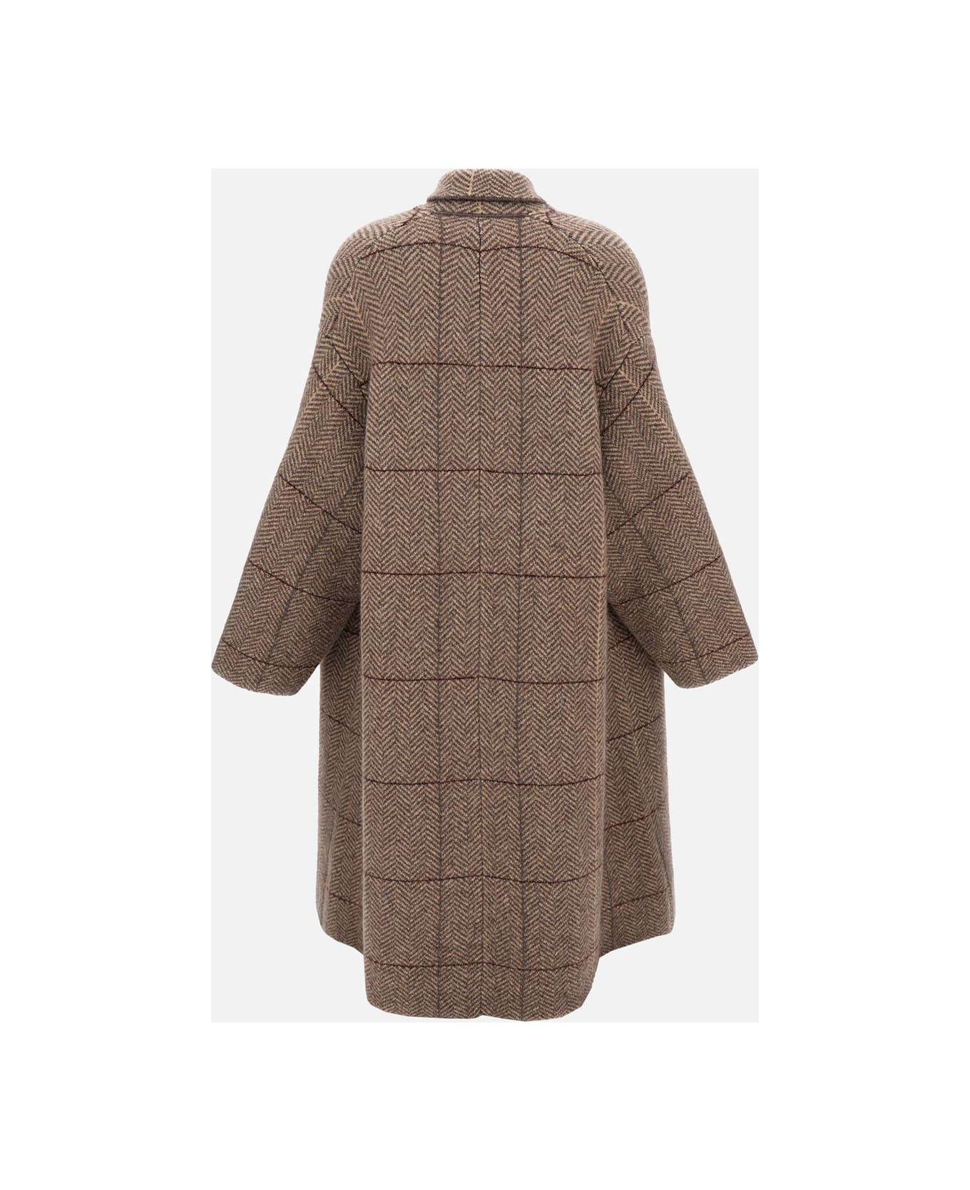 Boboutic Double-breasted Coat - Beige