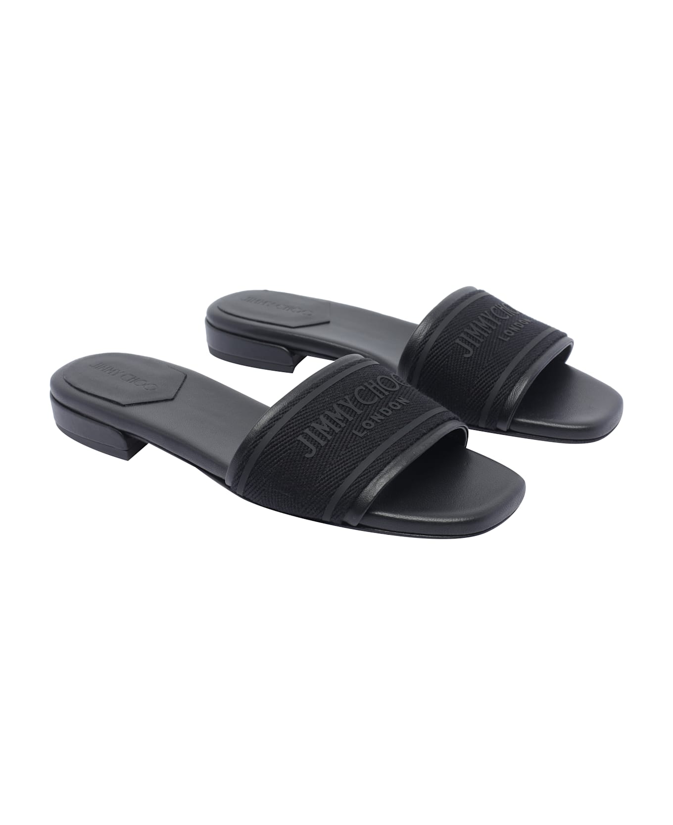Jimmy Choo Joa Flat Sandals - Black