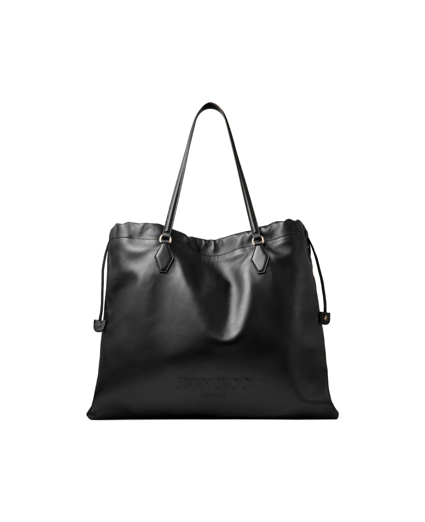 Jimmy Choo Large Drawstring Tote Bag - Black