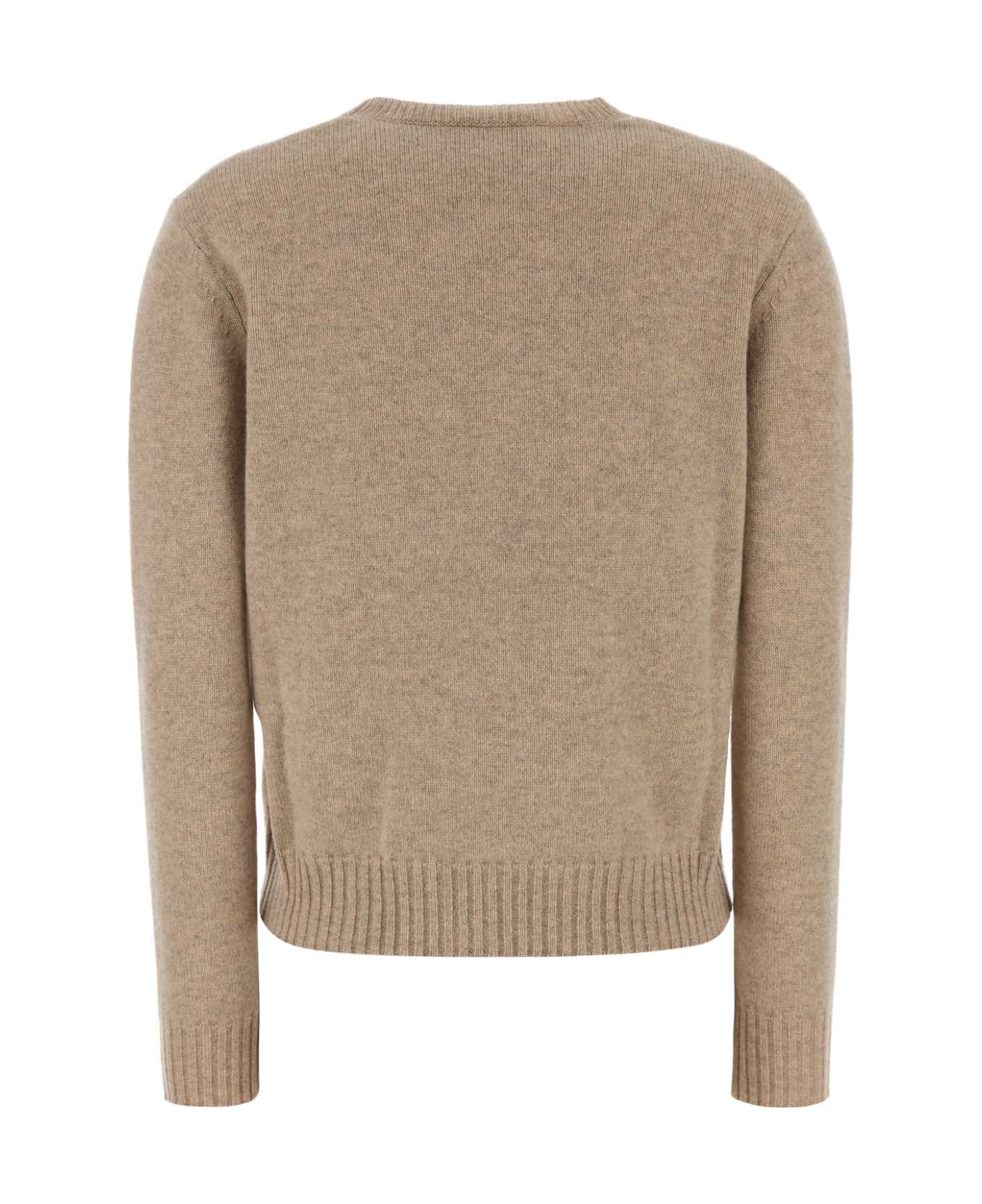 Max Mara Sand Cashmere Cinema Sweater - BEIGE