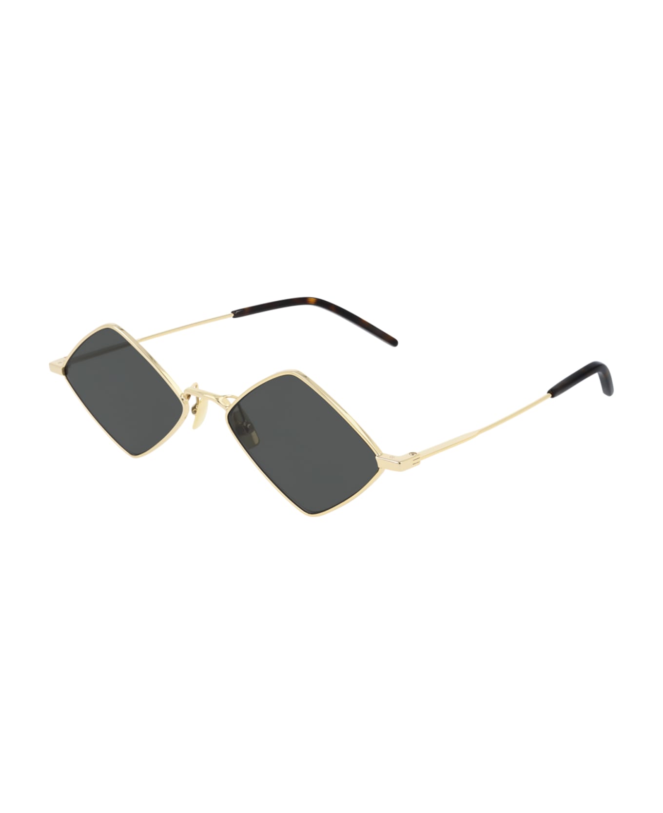 Saint Laurent Eyewear SL 302 LISA Sunglasses - Gold Gold Grey