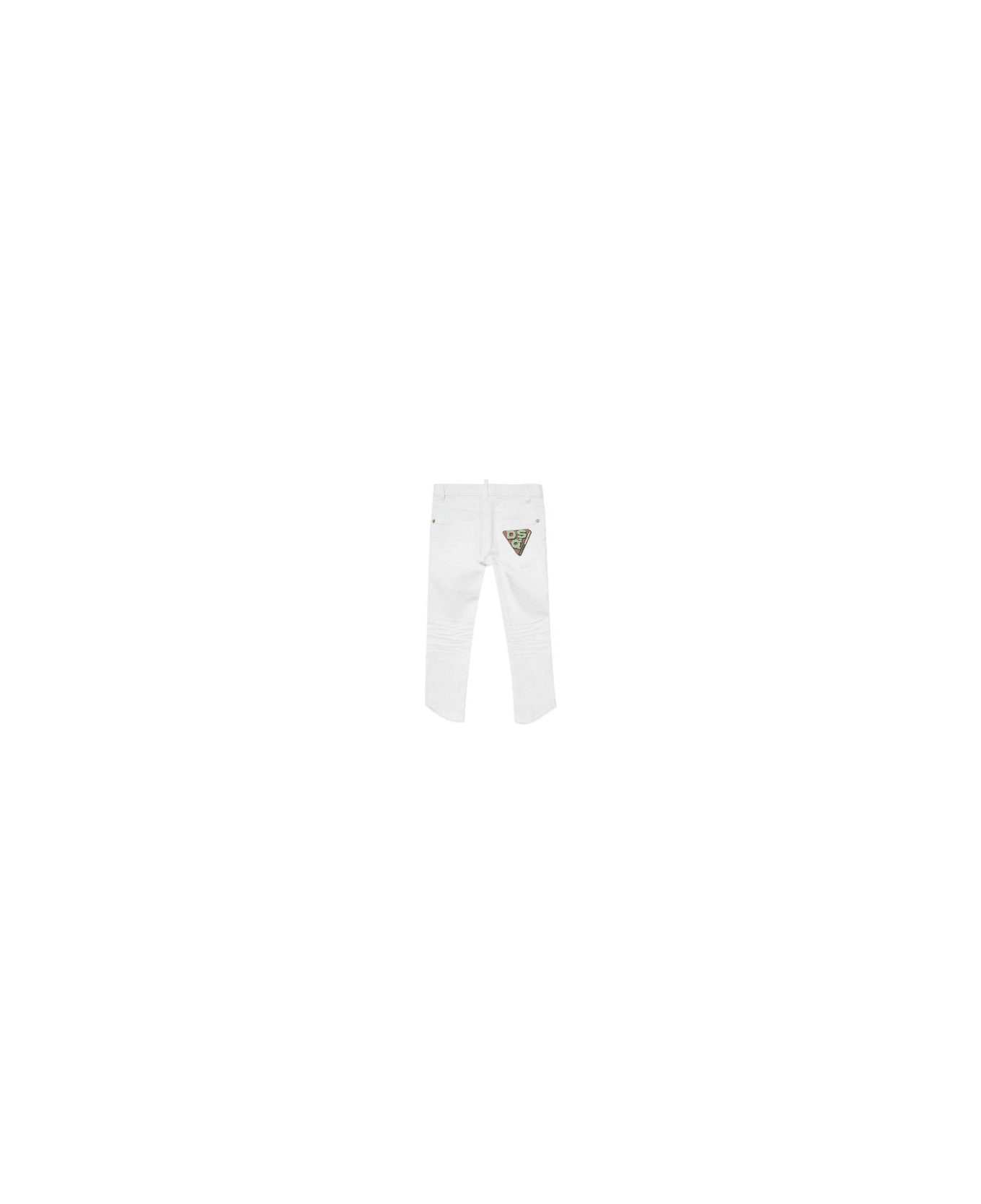 Dsquared2 Jeans Dritti Cool Guy - White ボトムス