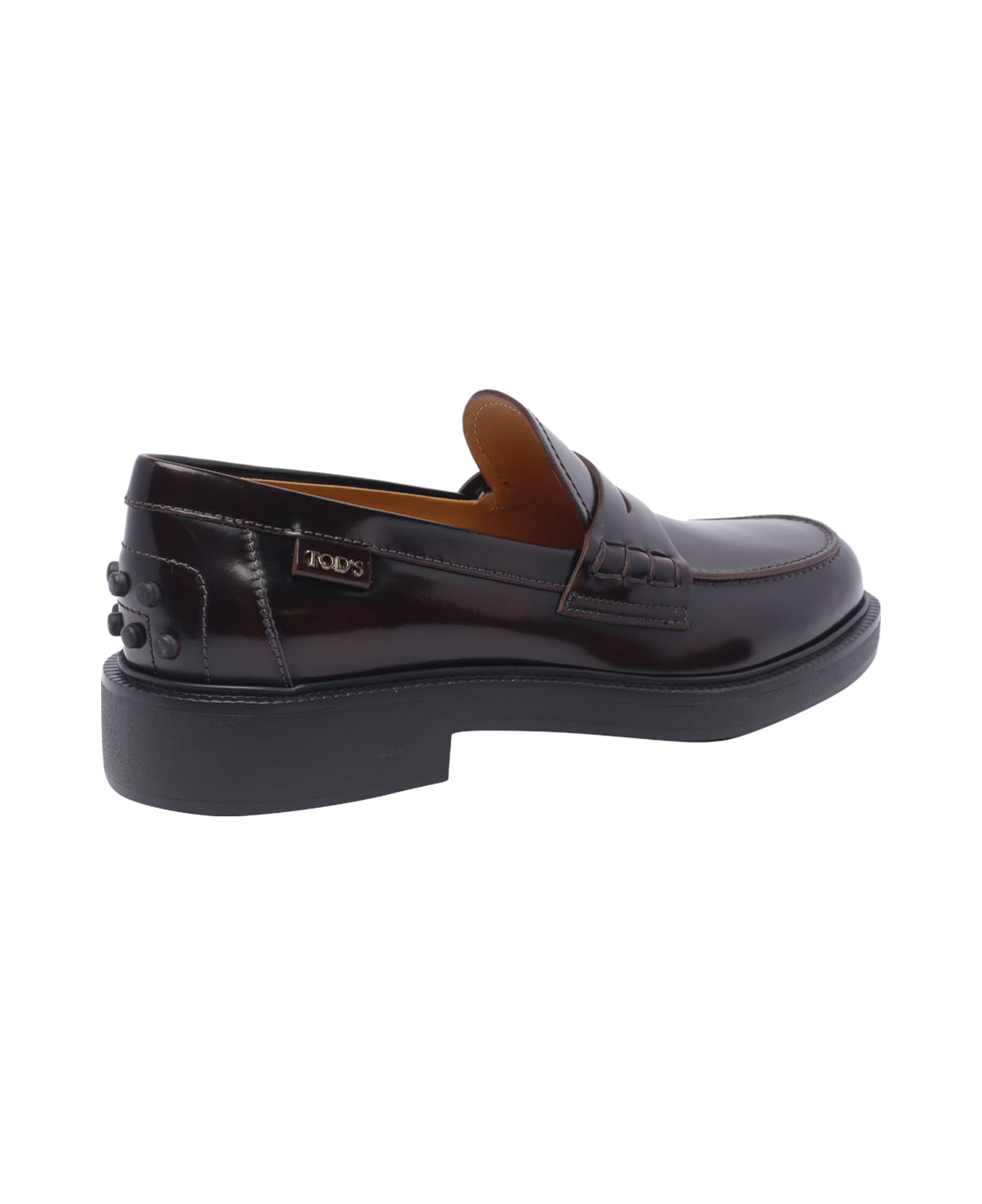 Tod's Leather Loafers - Red