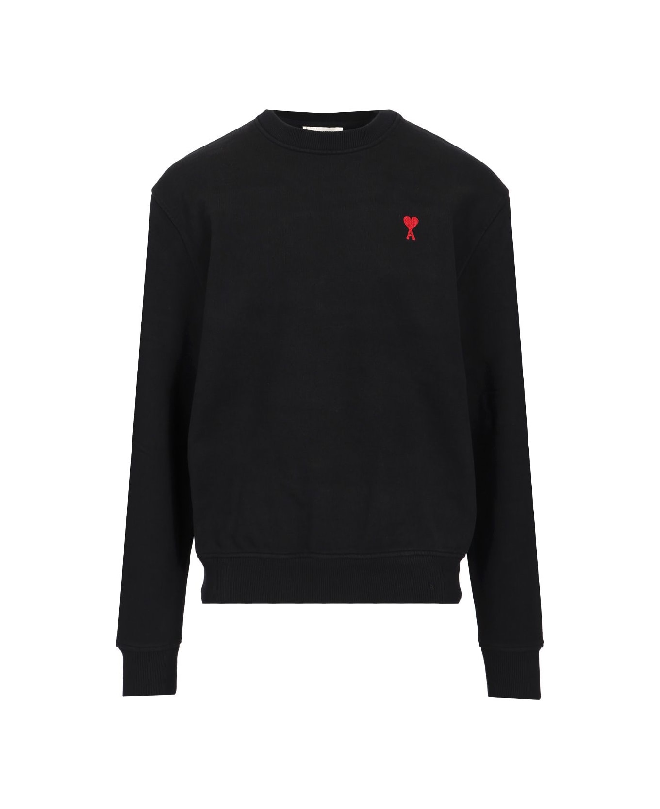 Ami Alexandre Mattiussi Crewneck Sweatshirt 
ami De Coeur
 - Black