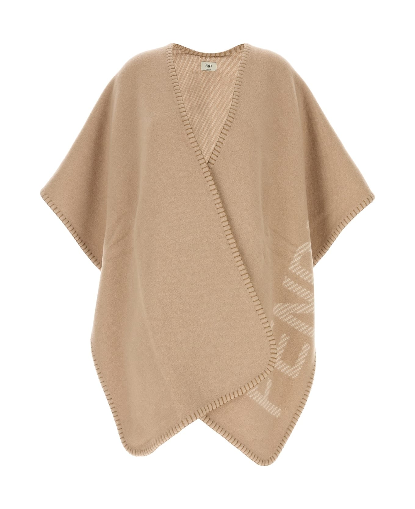 Fendi Poncho 190x110 Fendi - BEIGE